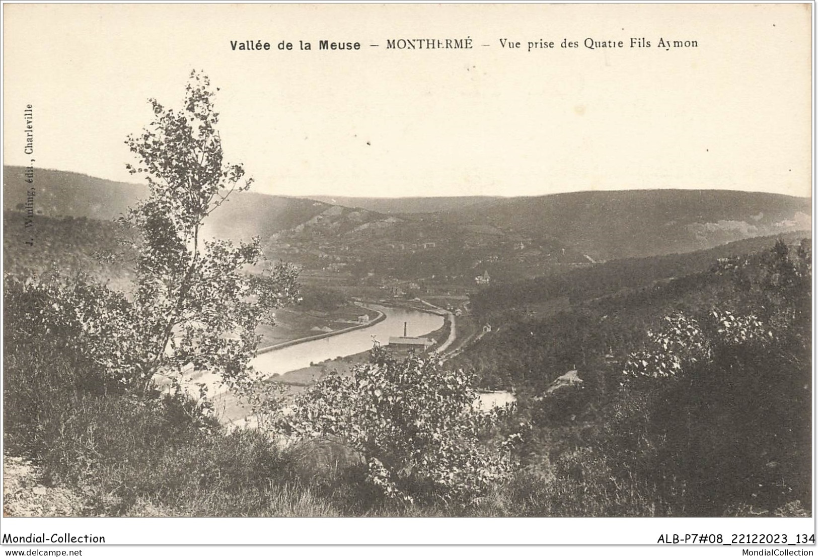 ALBP7-08-0670 - Vallée De La Meuse - MONTHERME - Vue Prise Des Quatre Fils Aymon - Montherme