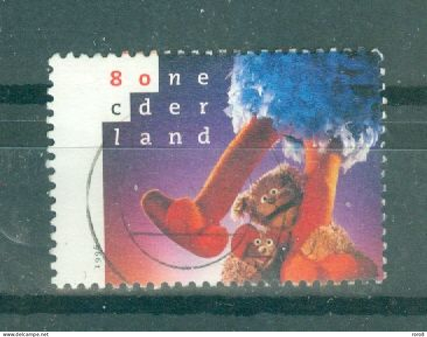 PAYS-BAS - N°1553 Oblitéré - 20°anniversaire De L'émission Télévisée Pour Enfants "Rue Sésame". - Used Stamps