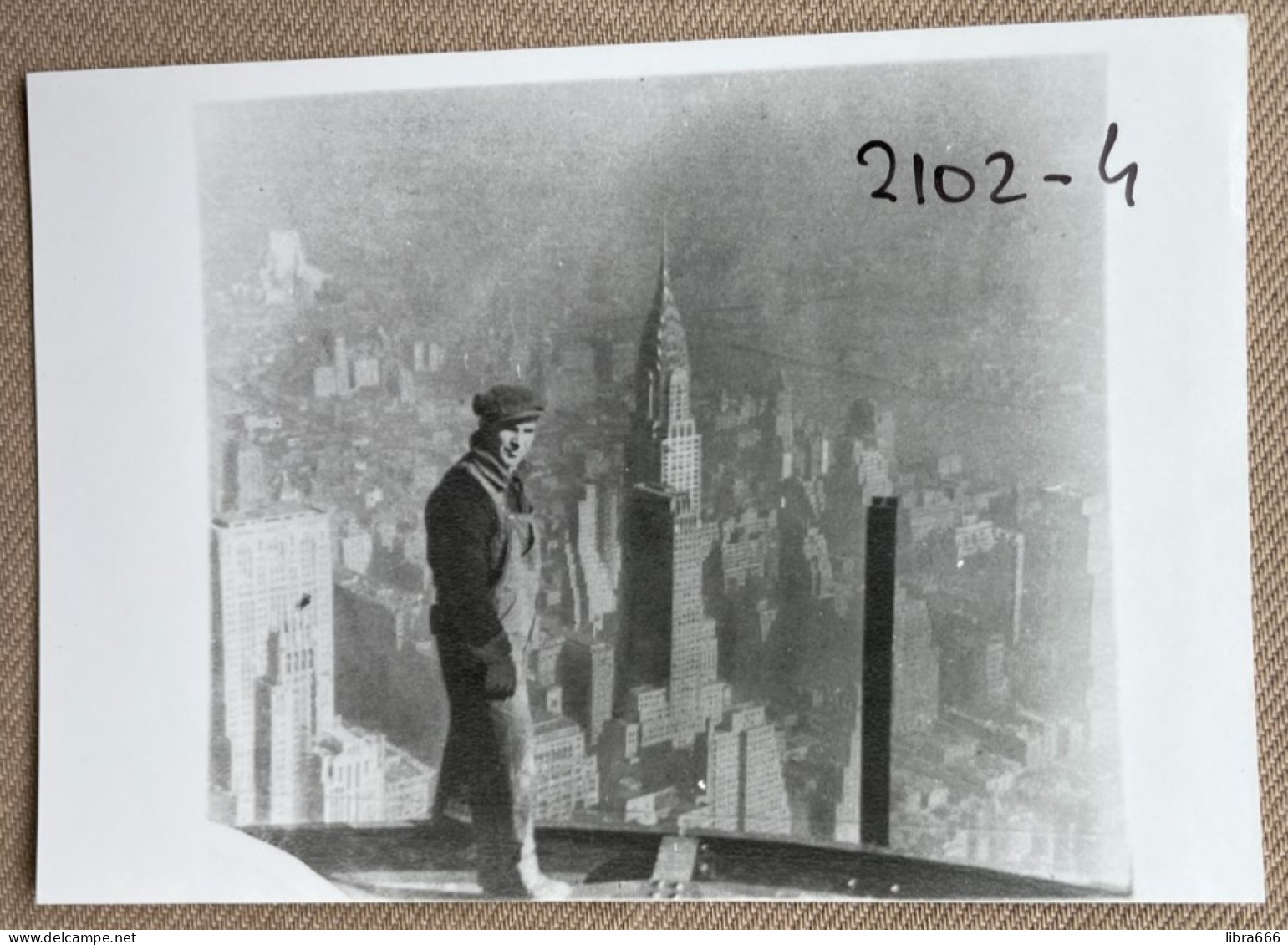 1931 - IRON WORKER - Empire State Building - 12,5 X 9 Cm. (REPRO PHOTO ! Zie Beschrijving, Voir Description) ! - Professions