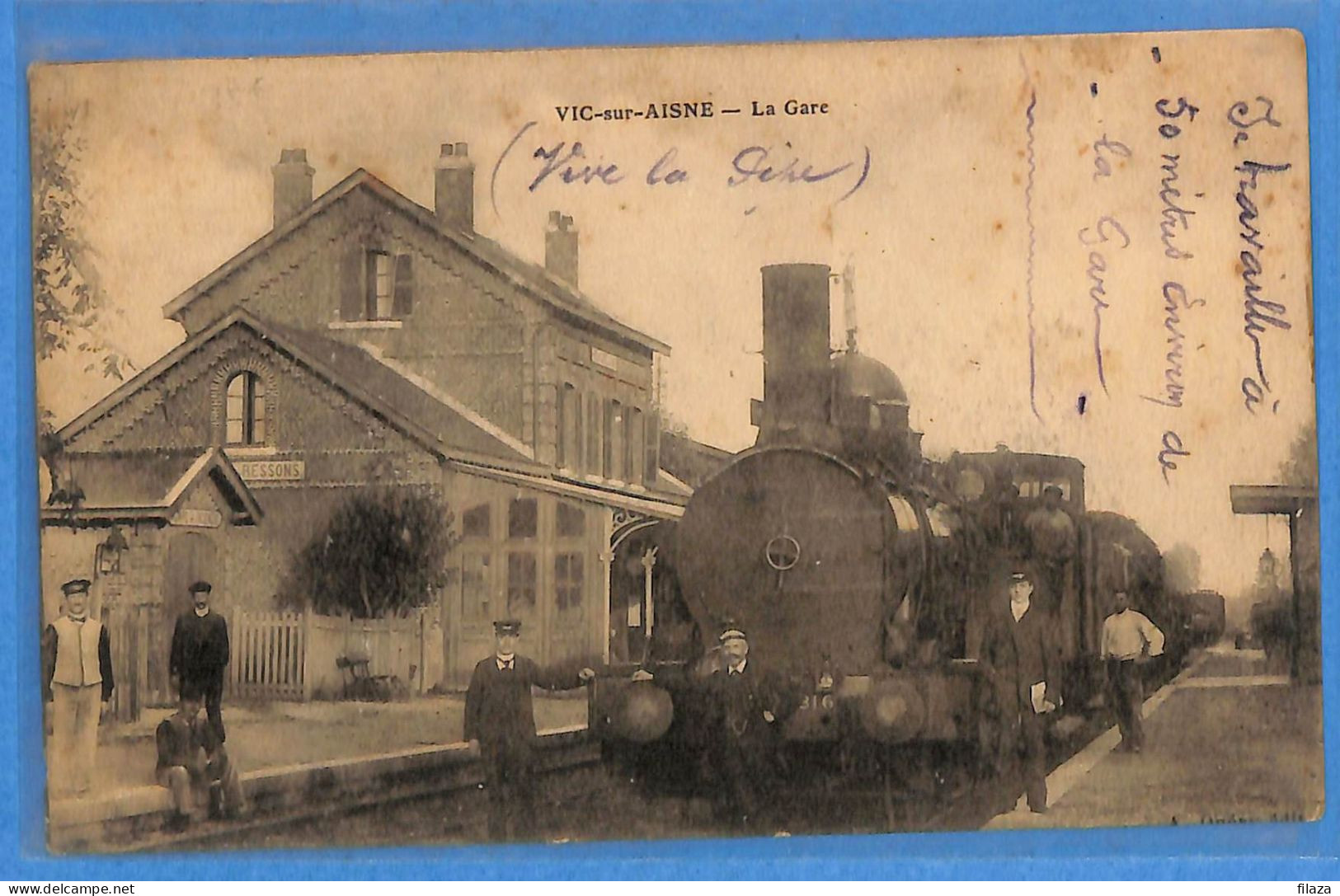 02 - Aisne - Vic Sur Aisne - La Gare (N15499) - Vic Sur Aisne