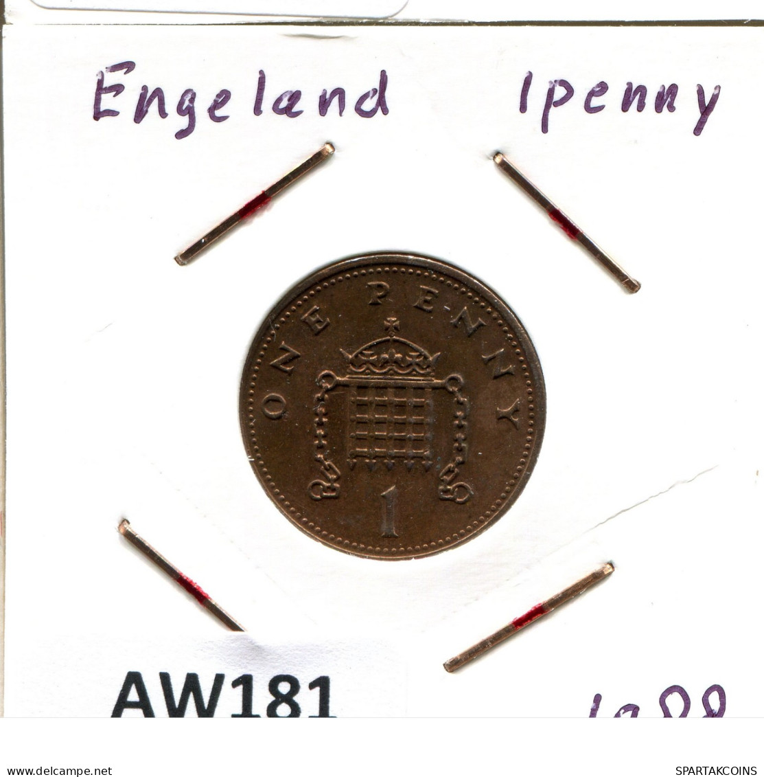 PENNY 1988 UK GREAT BRITAIN Coin #AW181.U.A - 1 Penny & 1 New Penny