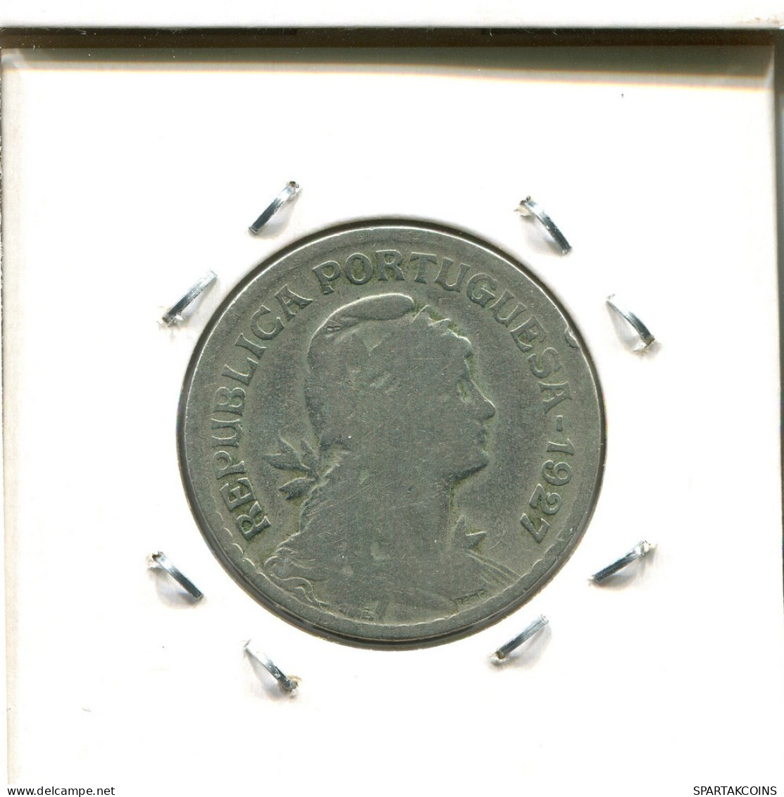 1 ESCUDO 1927 PORTUGAL Coin #AT318.U.A - Portugal