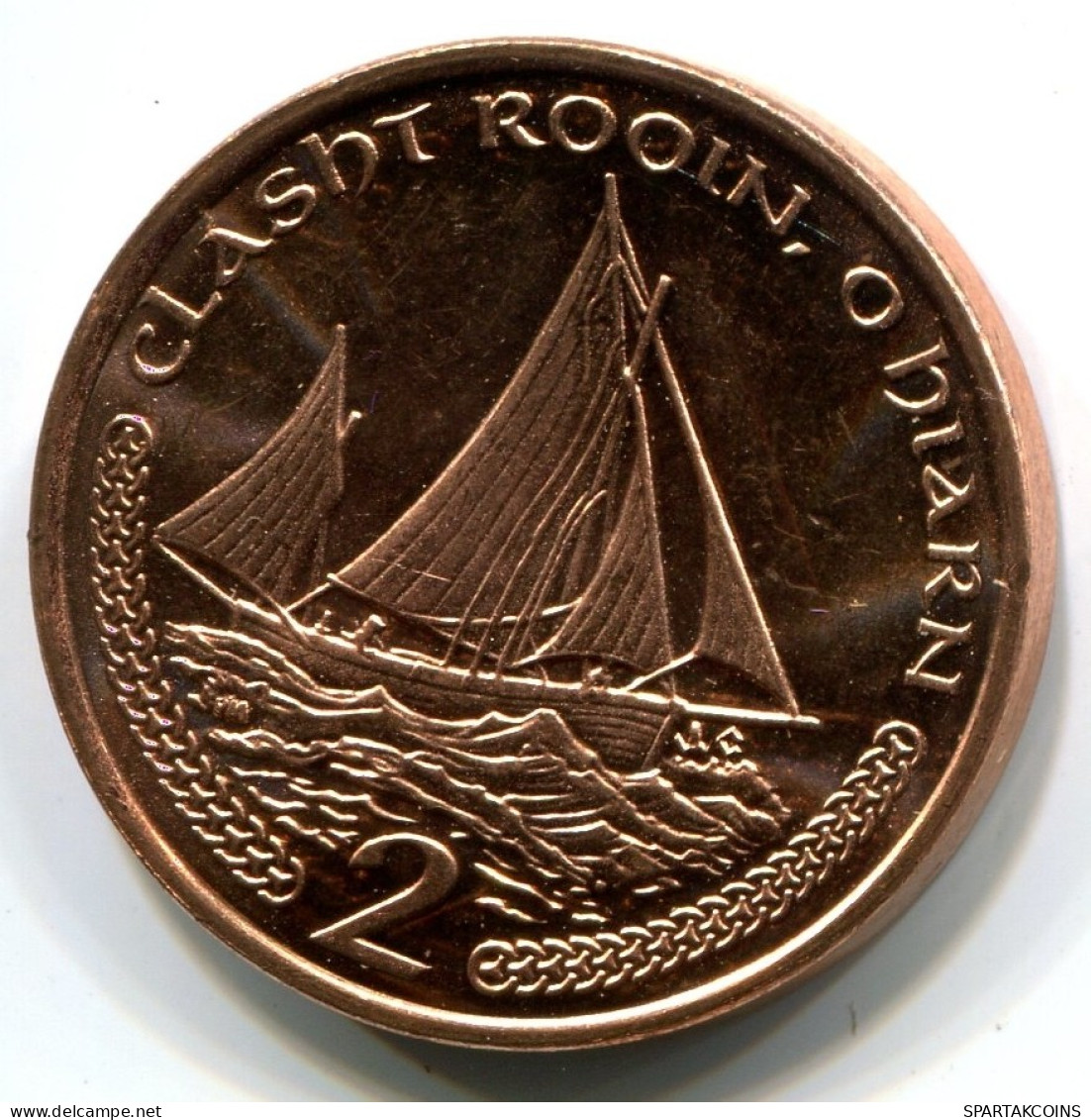2 PENNI 2002 ISLA DE MAN ISLE OF MAN UNC Moneda #W11089.E.A - Isle Of Man