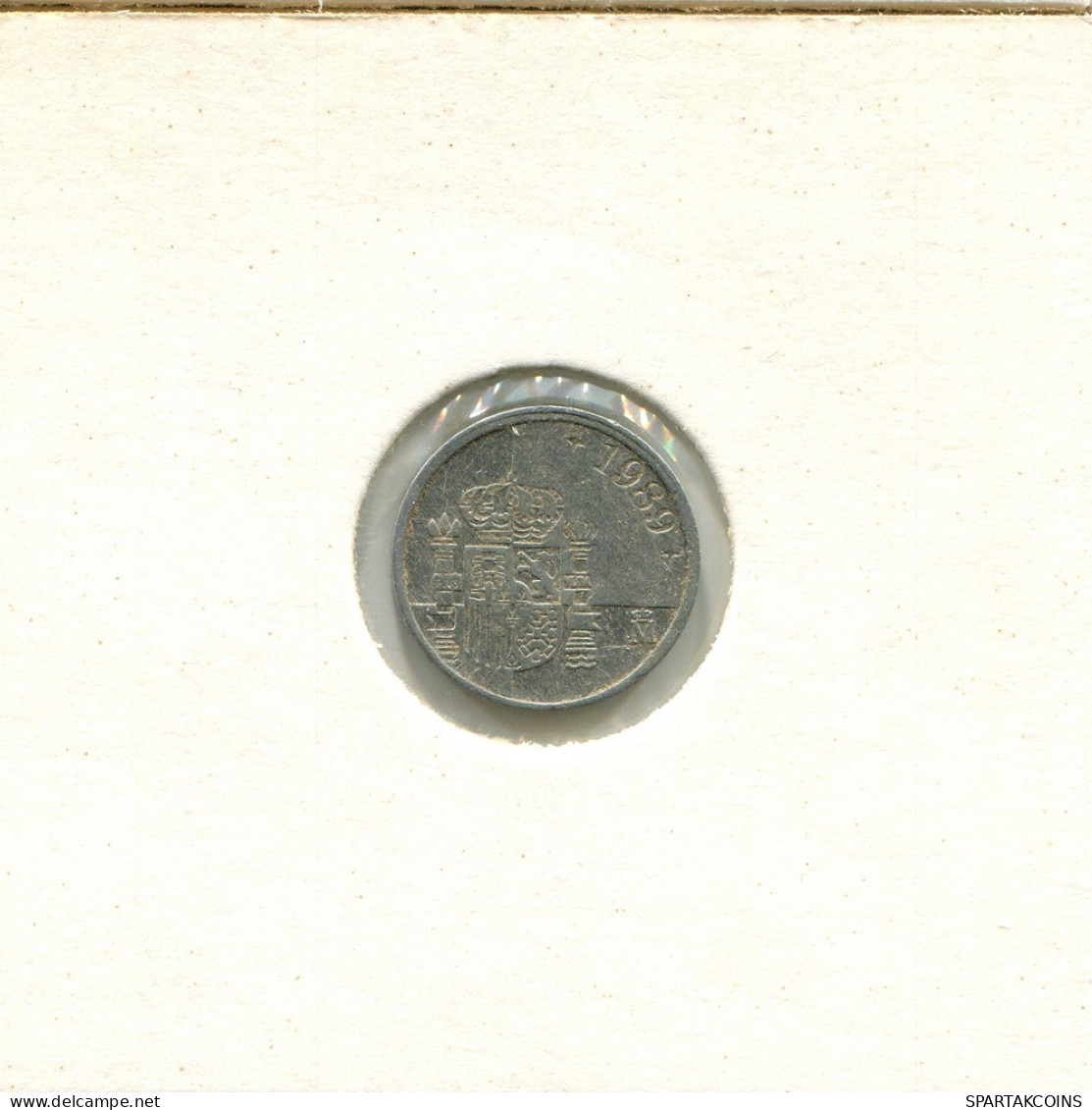 1 PESETA 1989 SPANIEN SPAIN Münze #AT879.D.A - 1 Peseta