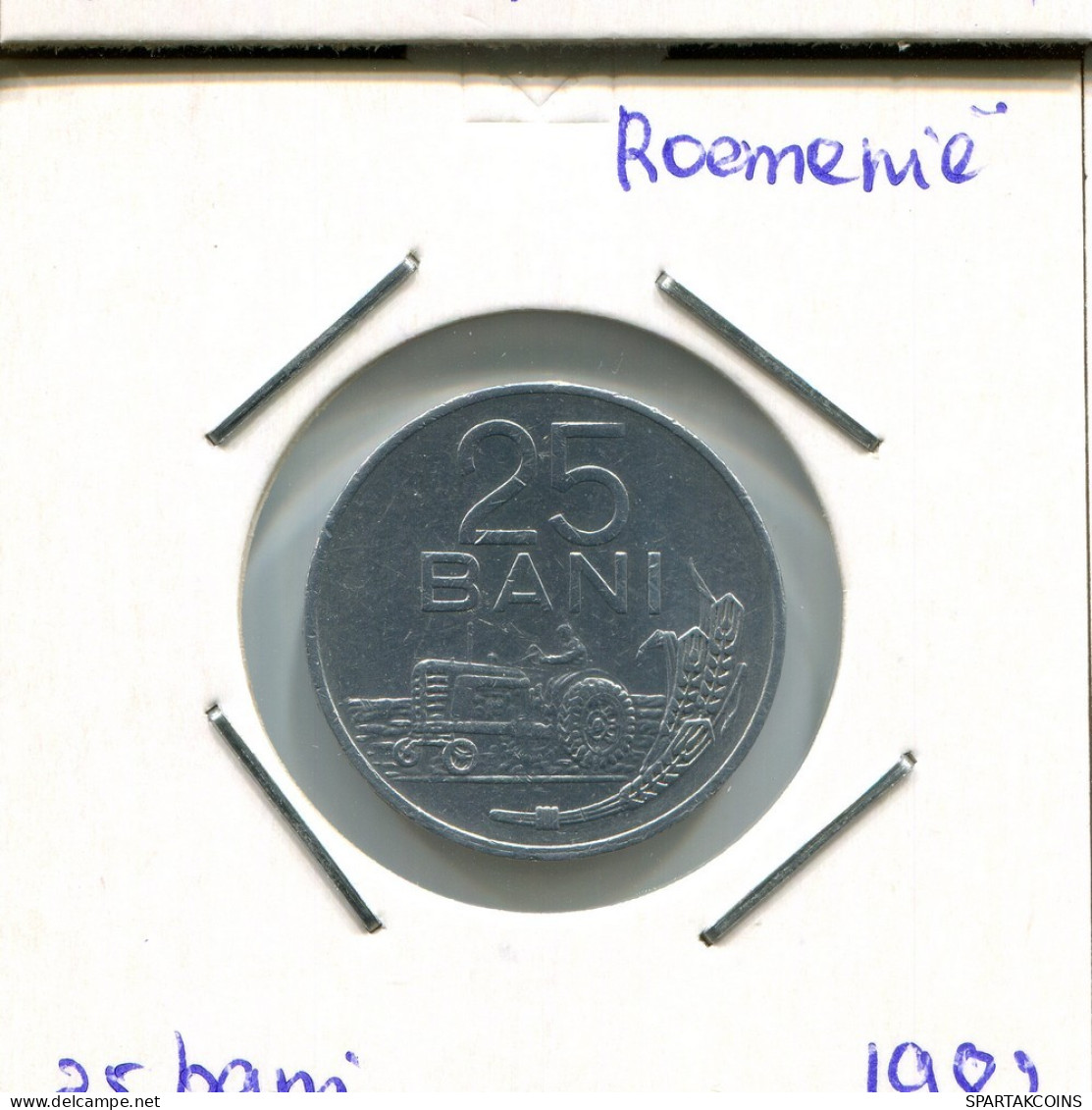 25 BANI 1982 RUMÄNIEN ROMANIA Münze #AP655.2.D.A - Rumania
