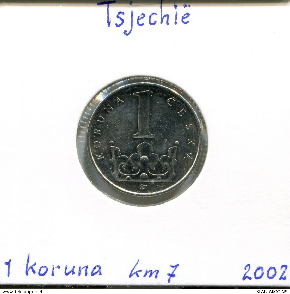 1 KORUNA 2002 TCH CZECH REPUBLIC Pièce #AP744.2.F.A - Tsjechië