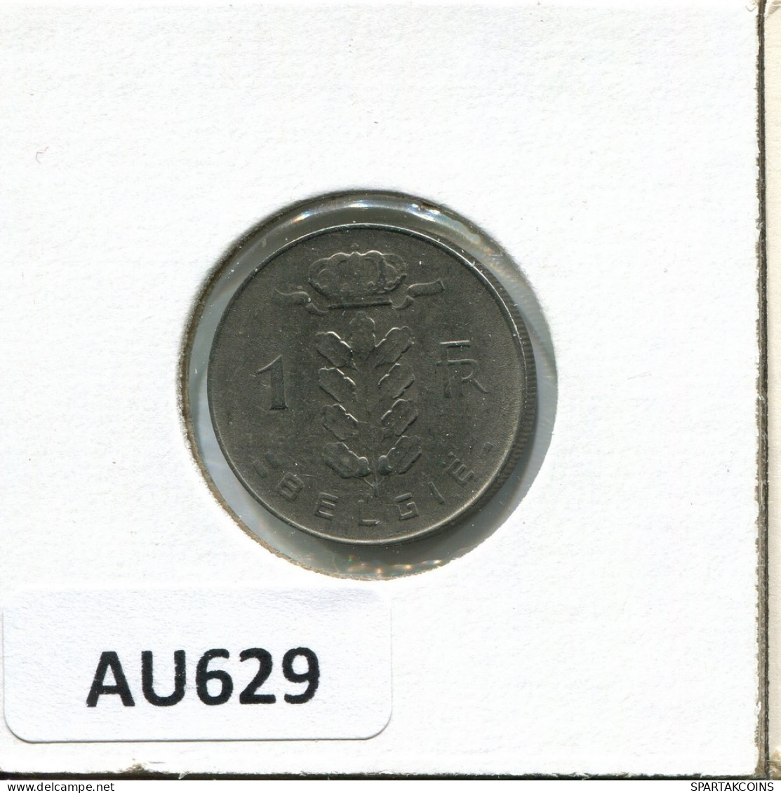 1 FRANC 1976 DUTCH Text BELGIEN BELGIUM Münze #AU629.D.A - 1 Franc