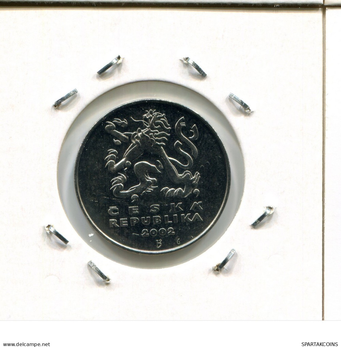 5 KORUN 2002 CZECH REPUBLIC Coin #AP769.2.U.A - Repubblica Ceca