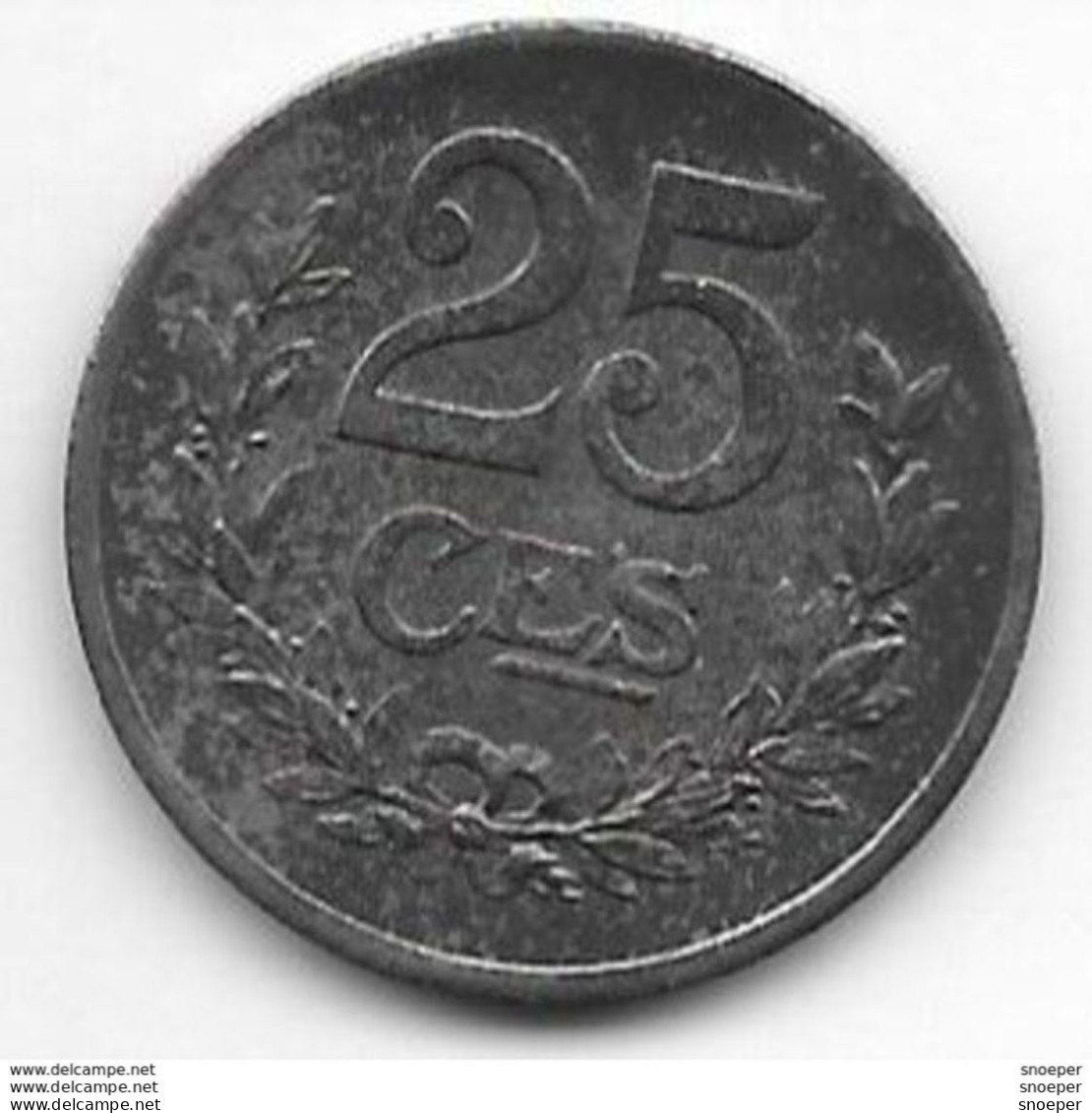 Luxembourg 25 Centimes 1920   Km 32   Xf+ - Luxembourg