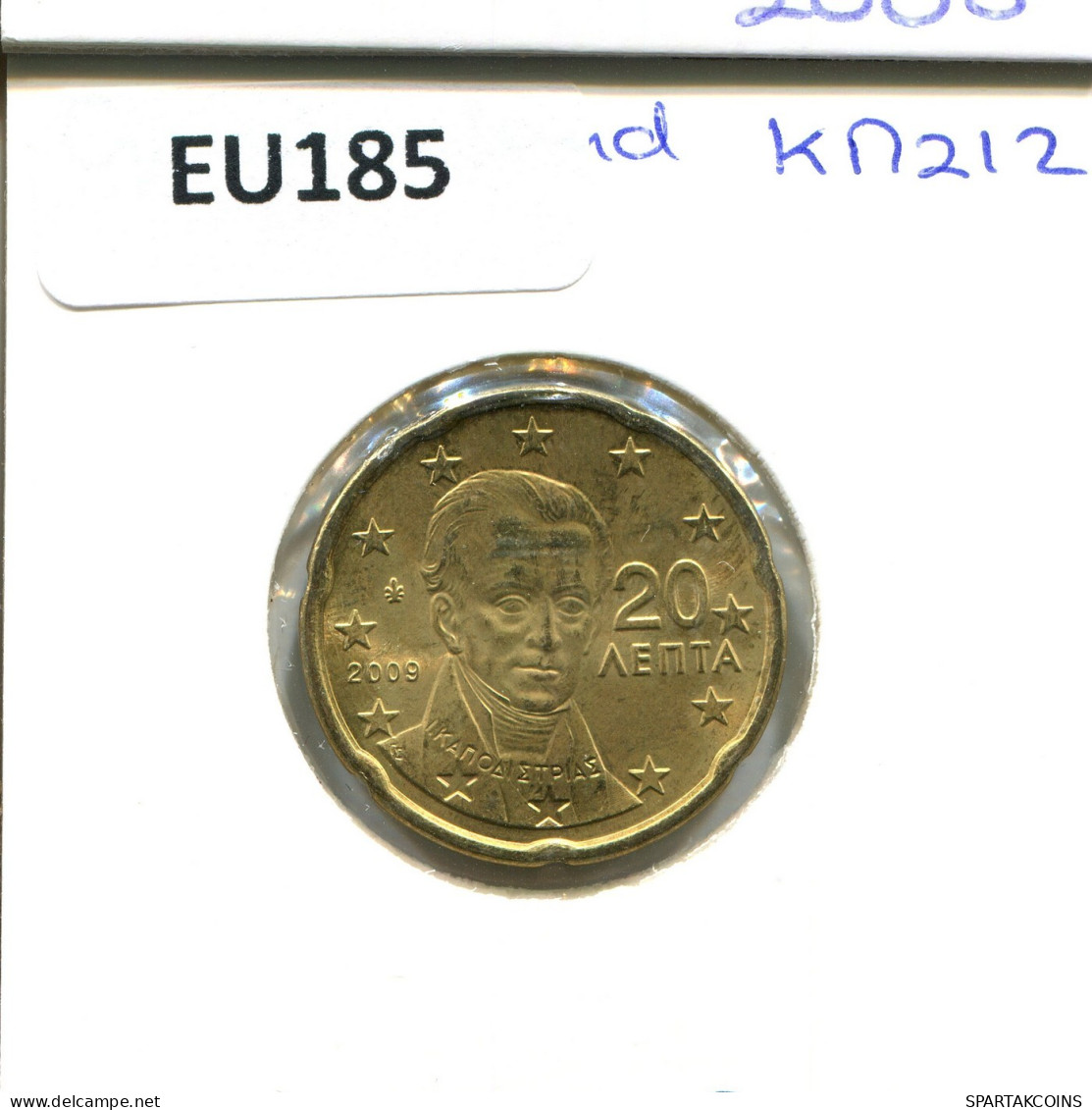 20 EURO CENTS 2009 GRIECHENLAND GREECE Münze #EU185.D.A - Griekenland