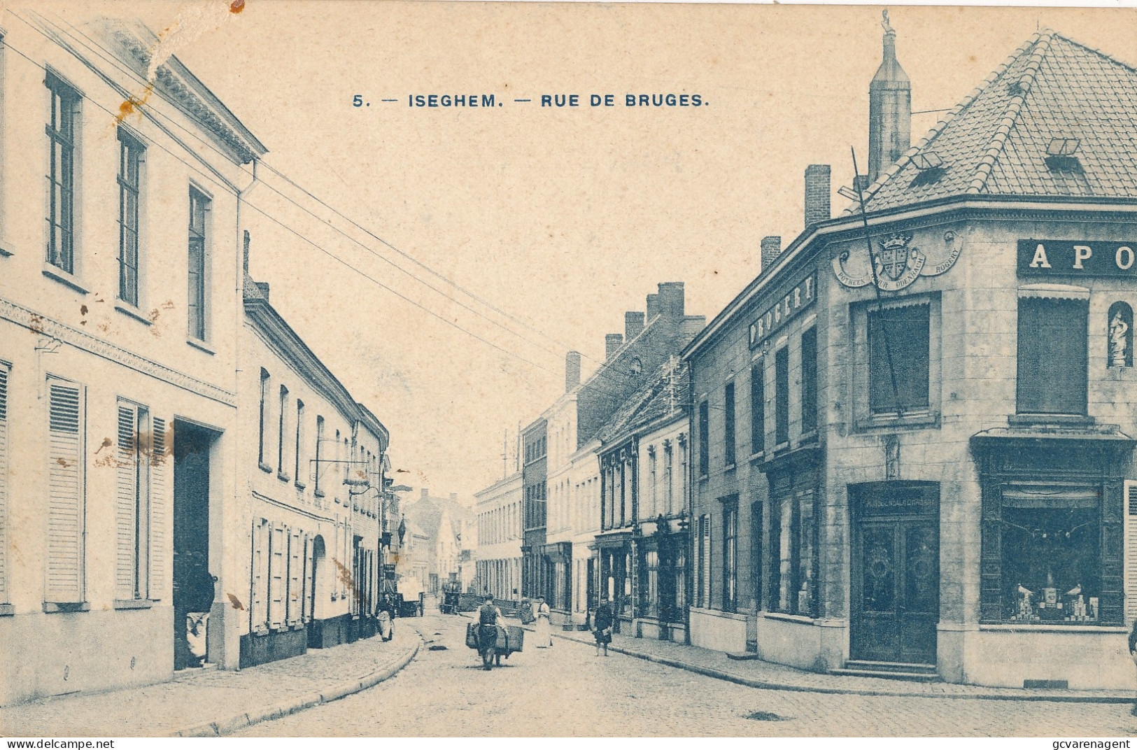 IZEGEM  RUE DE BRUGES        !!!!!!   LINKS BOVENAAN KLEINE BESCHADIGING    2 AFBEELDINGEN - Izegem