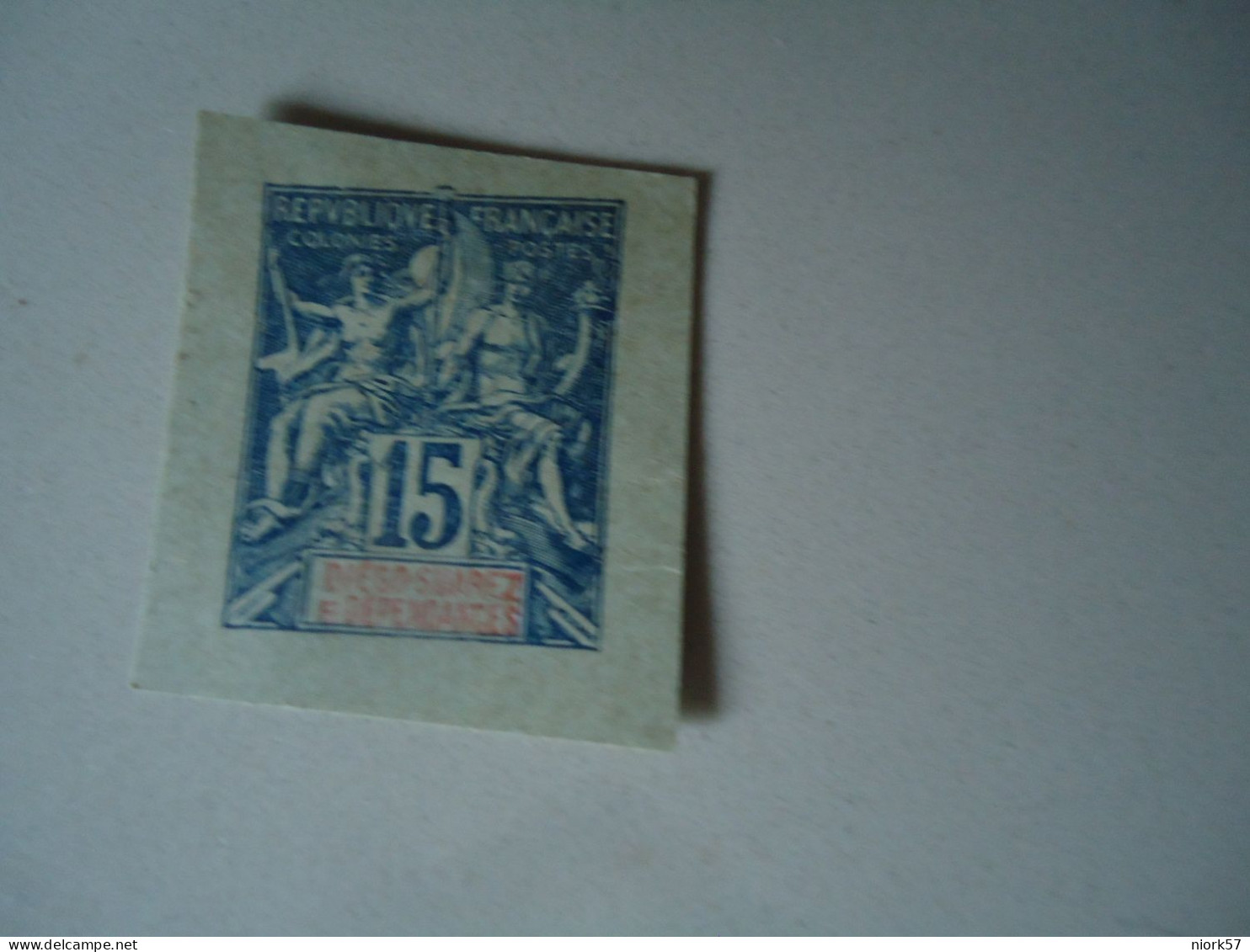 DIEGO-SUAREZ ET DEPEDANCES  1892 MLN STAMPS IMPERFORATE  15C - Neufs