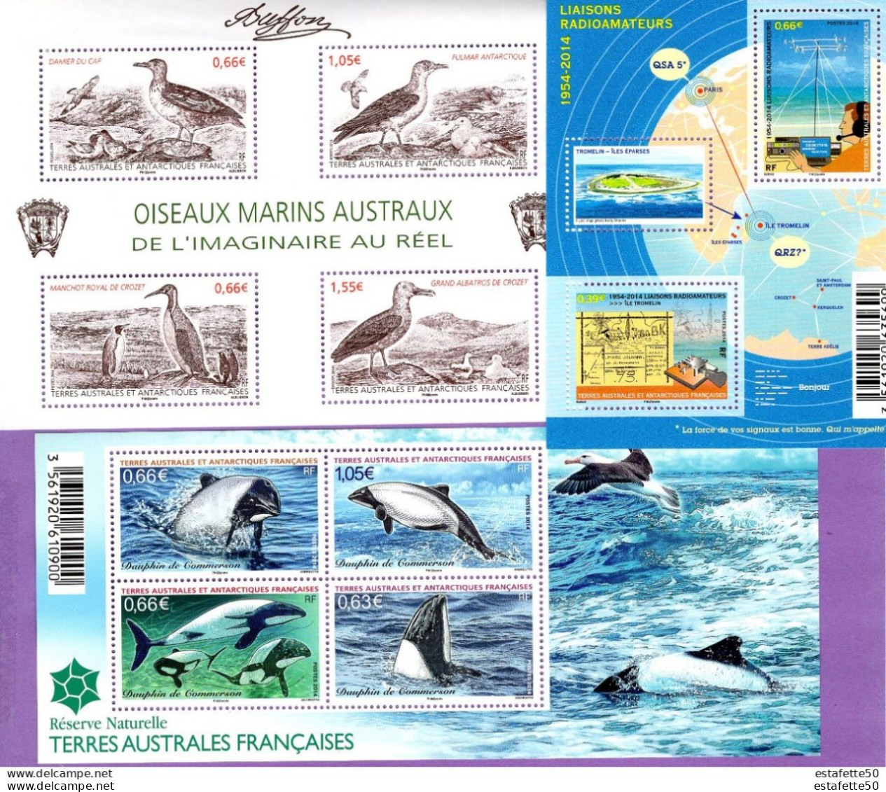 TAAF;2014;année Complète;  + Tous Les BF;NEUFS**;MNH - Volledig Jaar