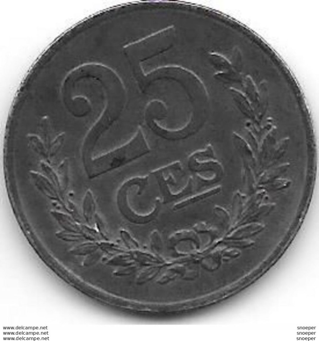 *luxembourg 25 Centimes 1922  Km 32    Unc  !!!!!! Catalog Val 40$ - Luxembourg