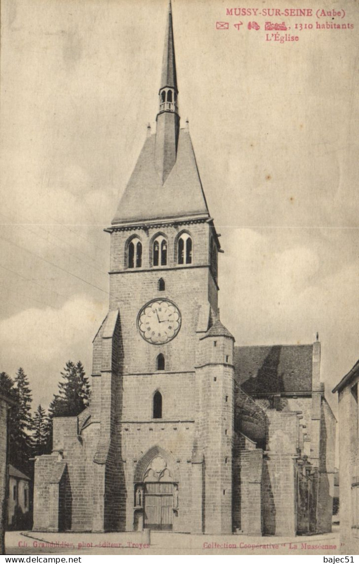 Mussy Sur Seine - L'église - Mussy-sur-Seine