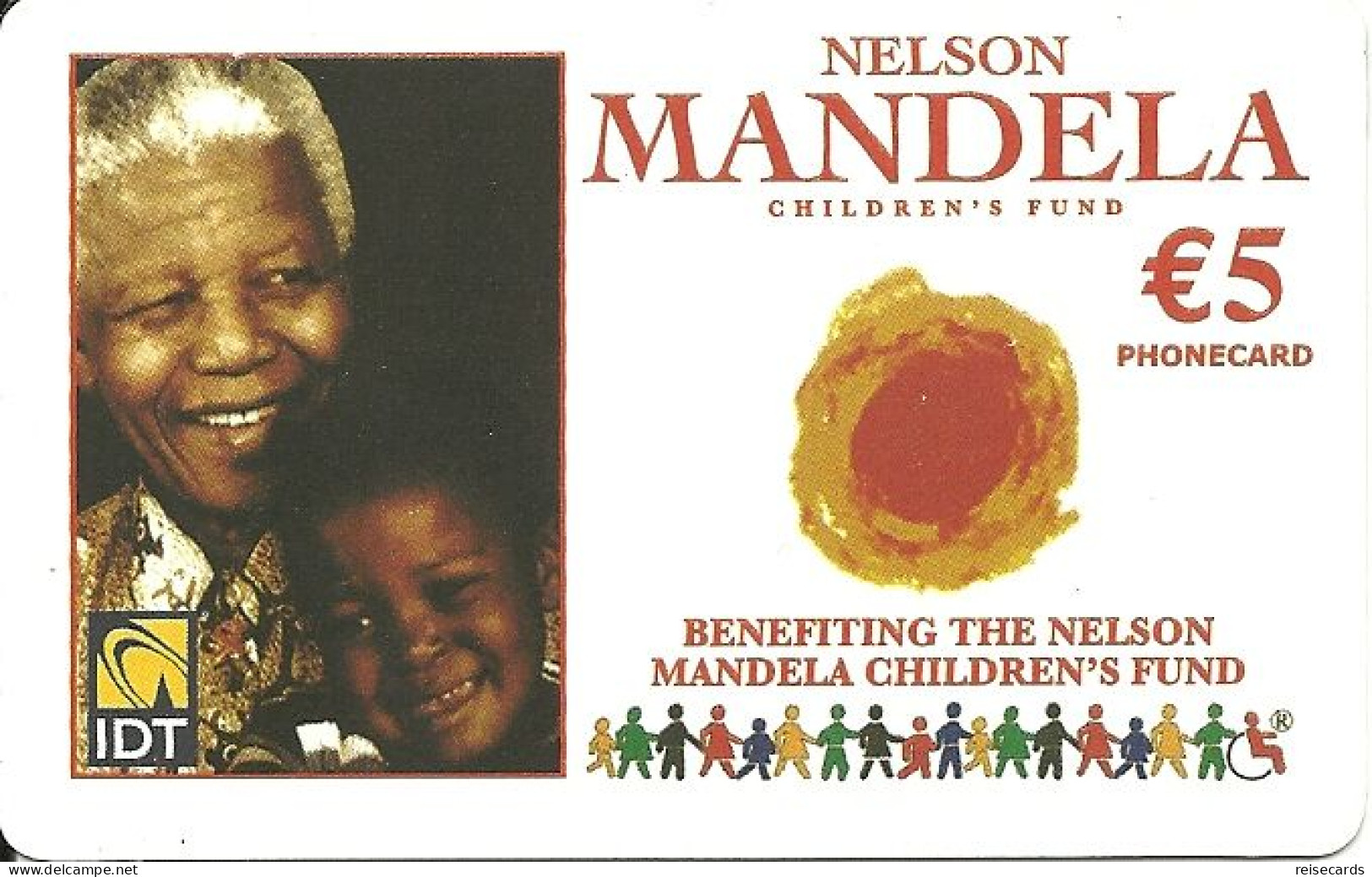Germany: Prepaid IDT Nelson Mandela - Cellulari, Carte Prepagate E Ricariche