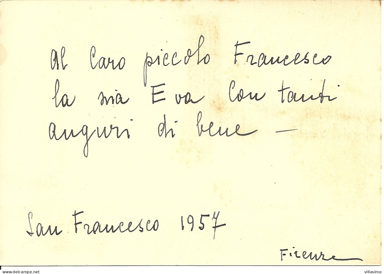Religiosa - Benedizione Di San Francesco - Data 1957 - N.V. - Santos
