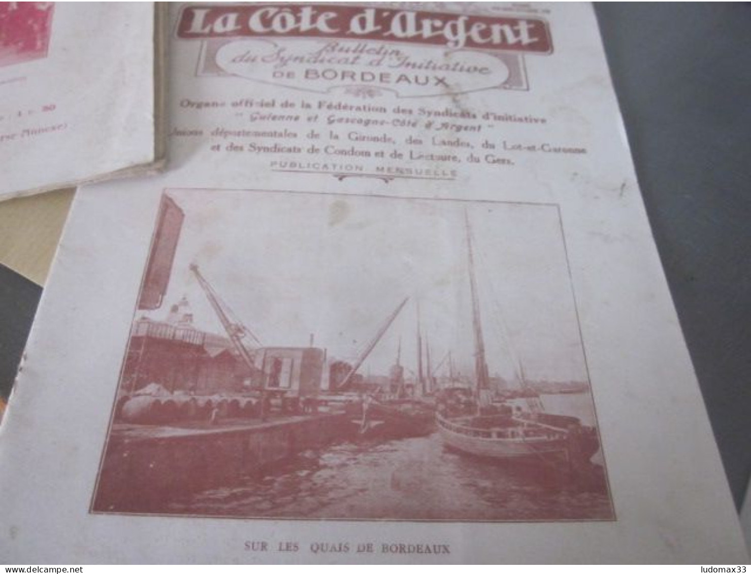 Andernos Course D'echassiers 2 Bulletins De La Cote D'argent 1926 Et 1929 - Aquitaine