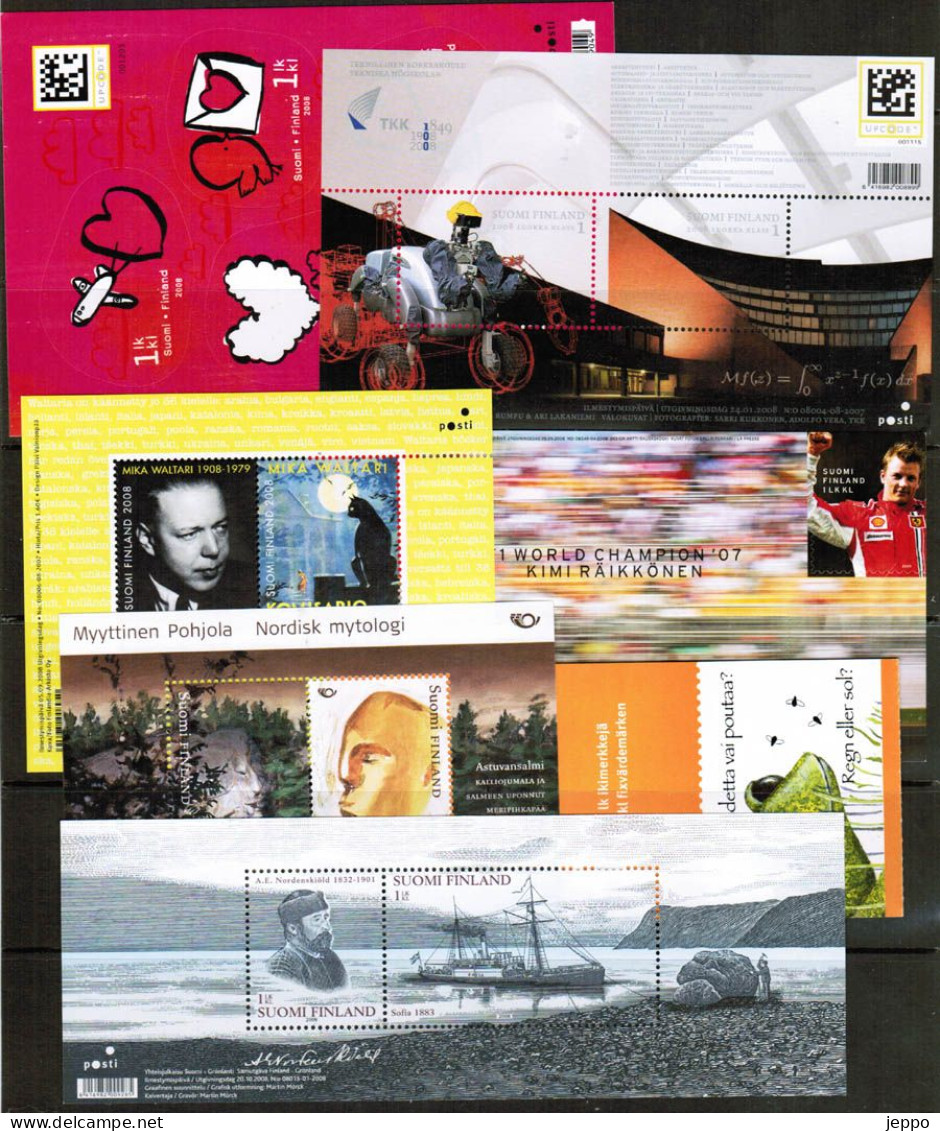 2008 Finland Complete Year MNH. See Scans! - Full Years