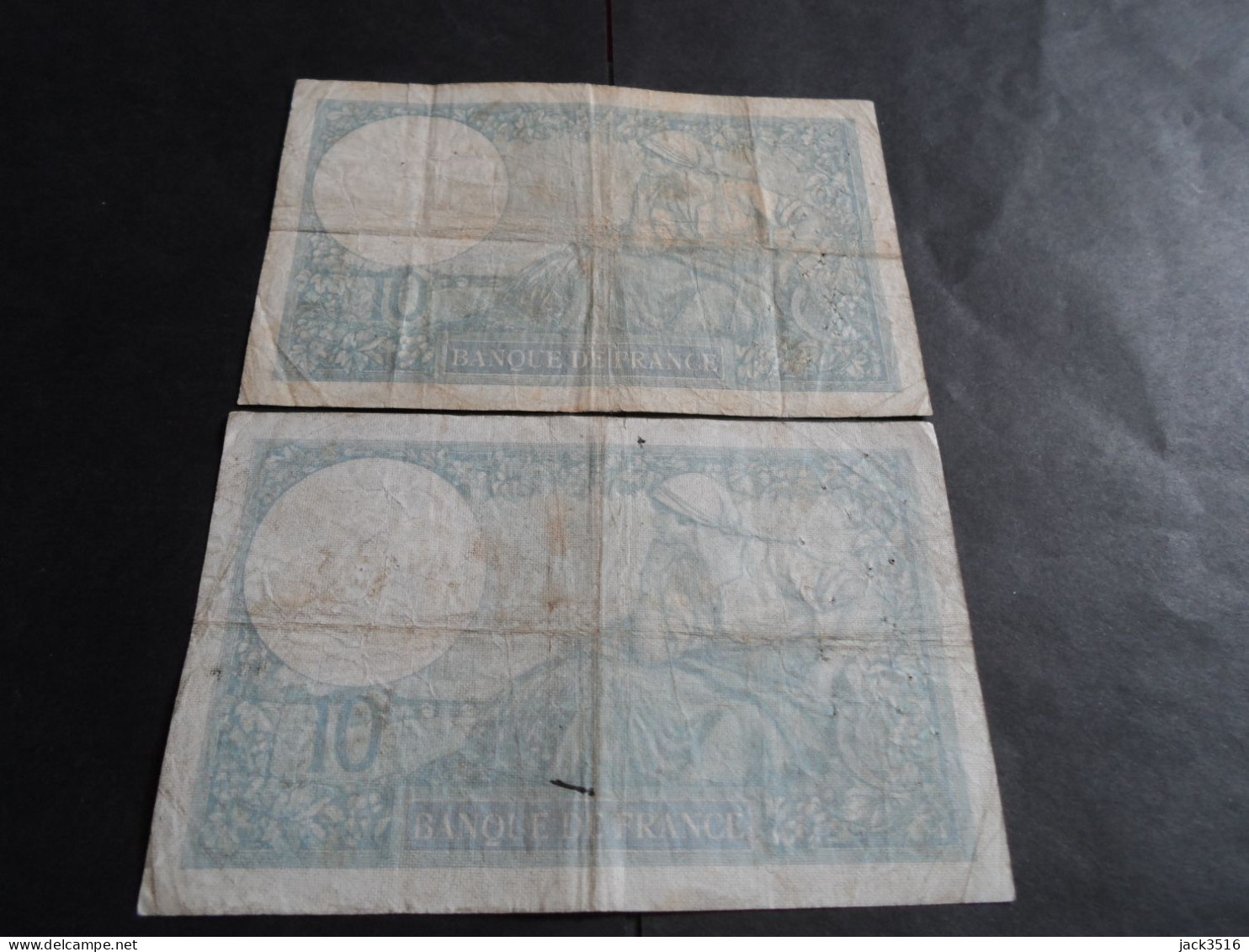 Lot De 2 Billets 10 Francs Minerve 1939 - 10 F 1916-1942 ''Minerve''