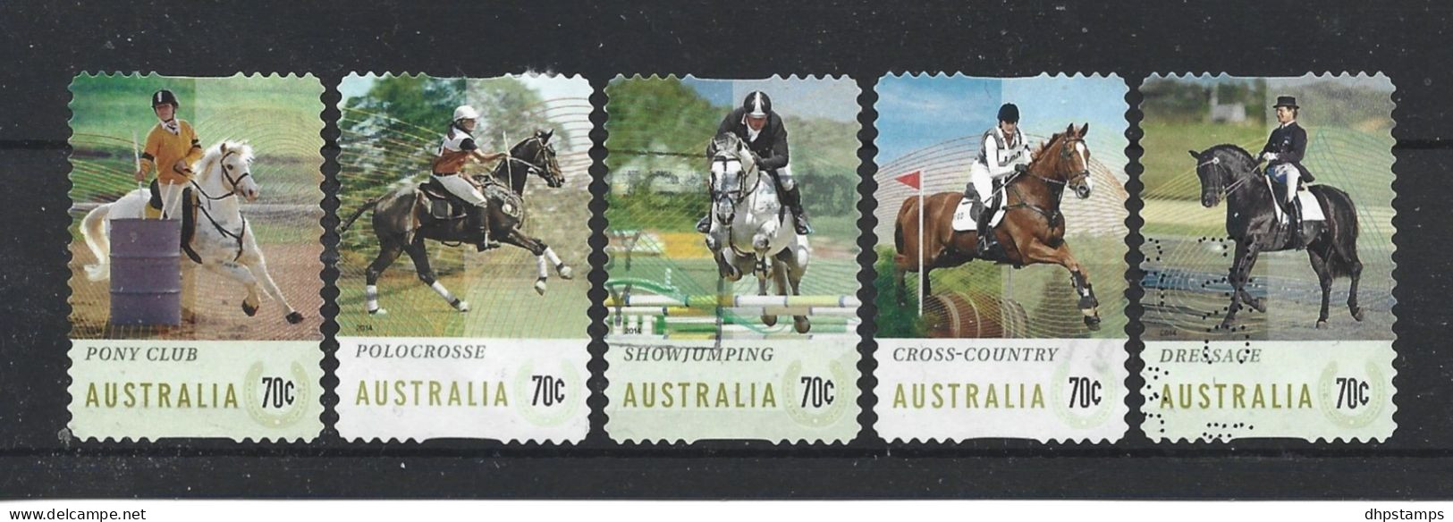 Australia 2014 Equestrian Sports S.A. Y.T. 3994/3998 (0) - Usati