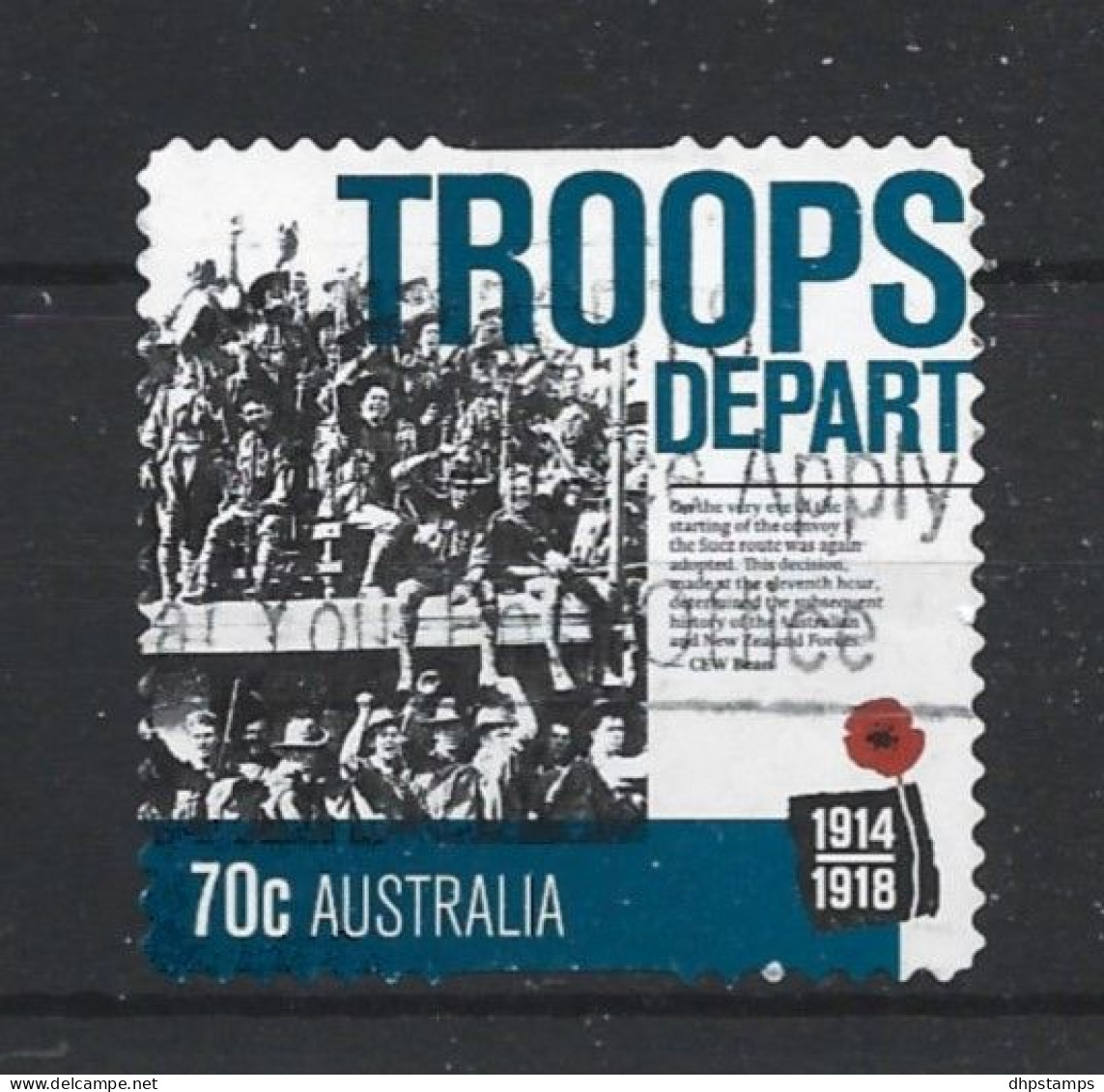 Australia 2014 WWI Centenary S.A. Y.T. 3965 (0) - Usati