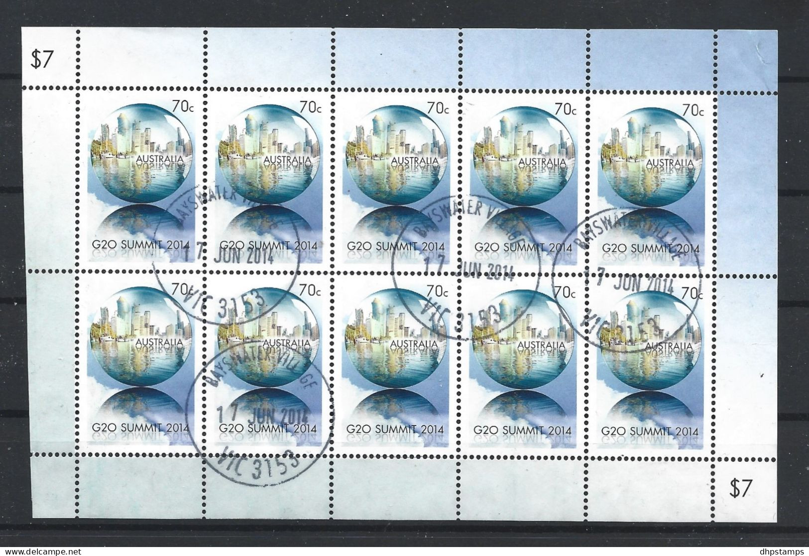 Australia 2014 G20 Brisbane Sheet Y.T. 3978 (0) - Used Stamps