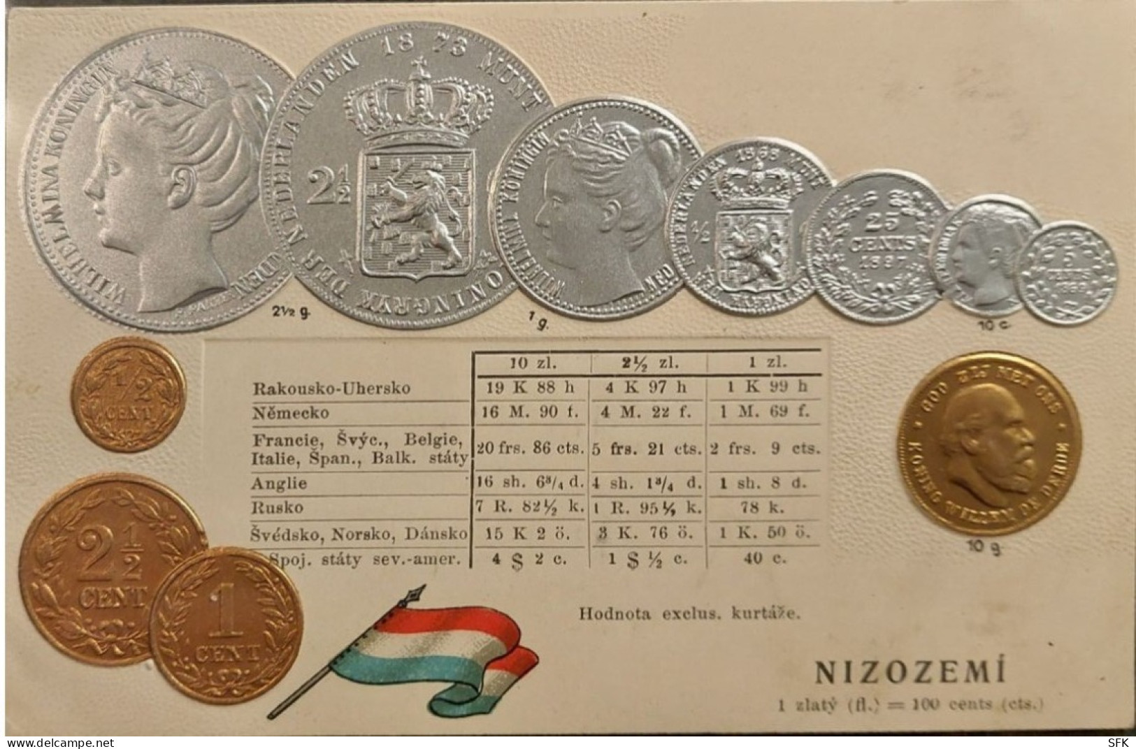 Netherland Coins I- FV,  799 - Monnaies (représentations)