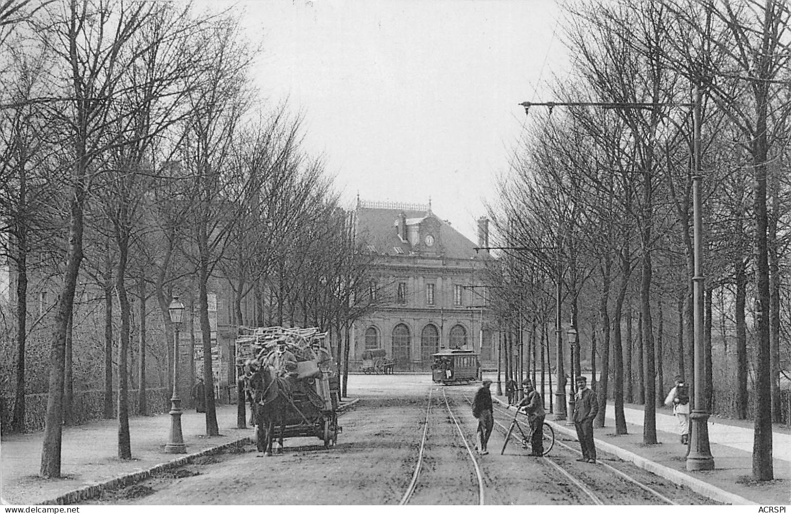 GARE TRAMWAY Train Sncf   2 (scan Recto Verso)MA018BIS - Stations With Trains