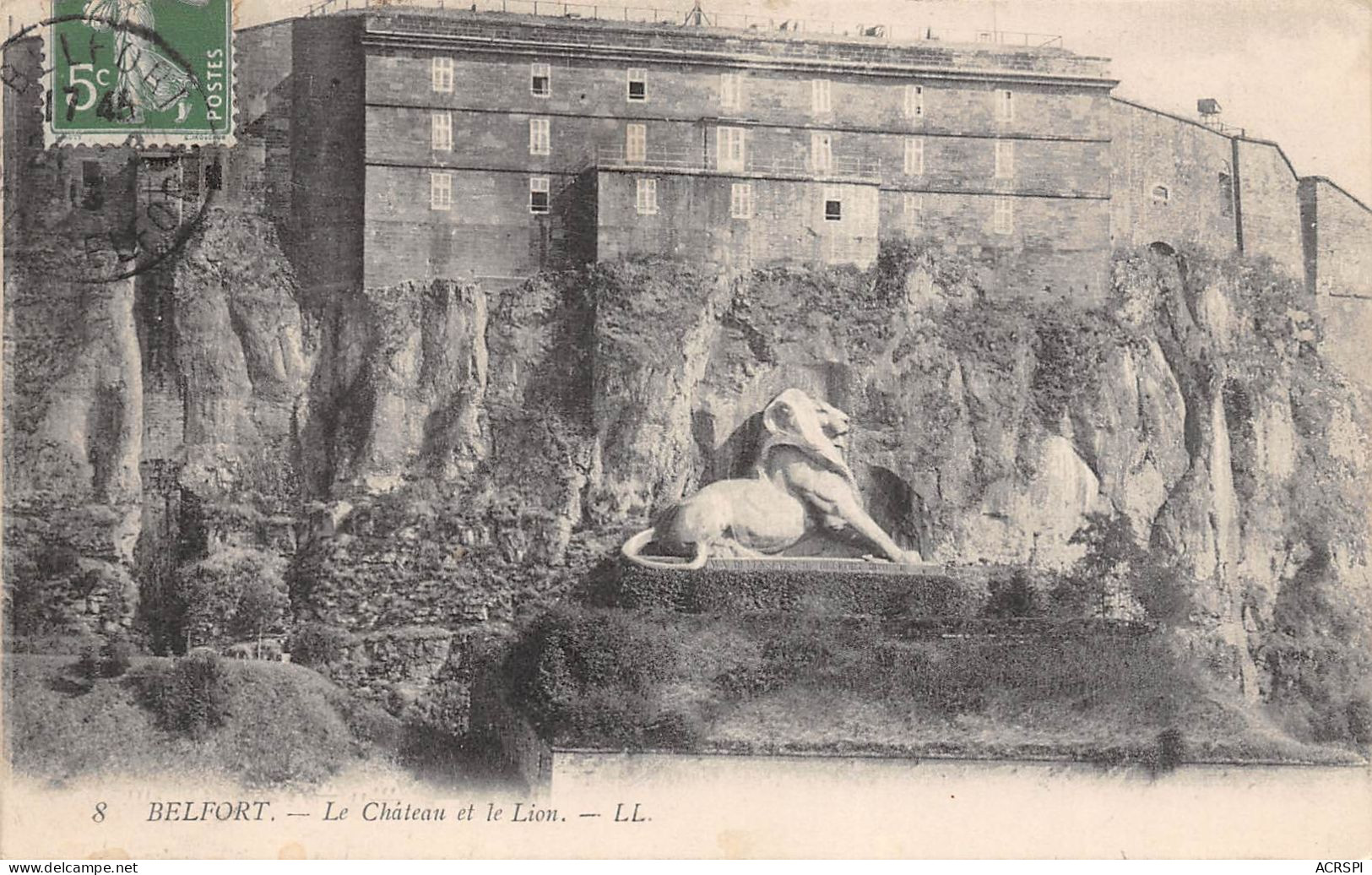 BELFORT  Le Lion Et Le Chateau 16  (scan Recto Verso)MA018BIS - Belfort – Le Lion
