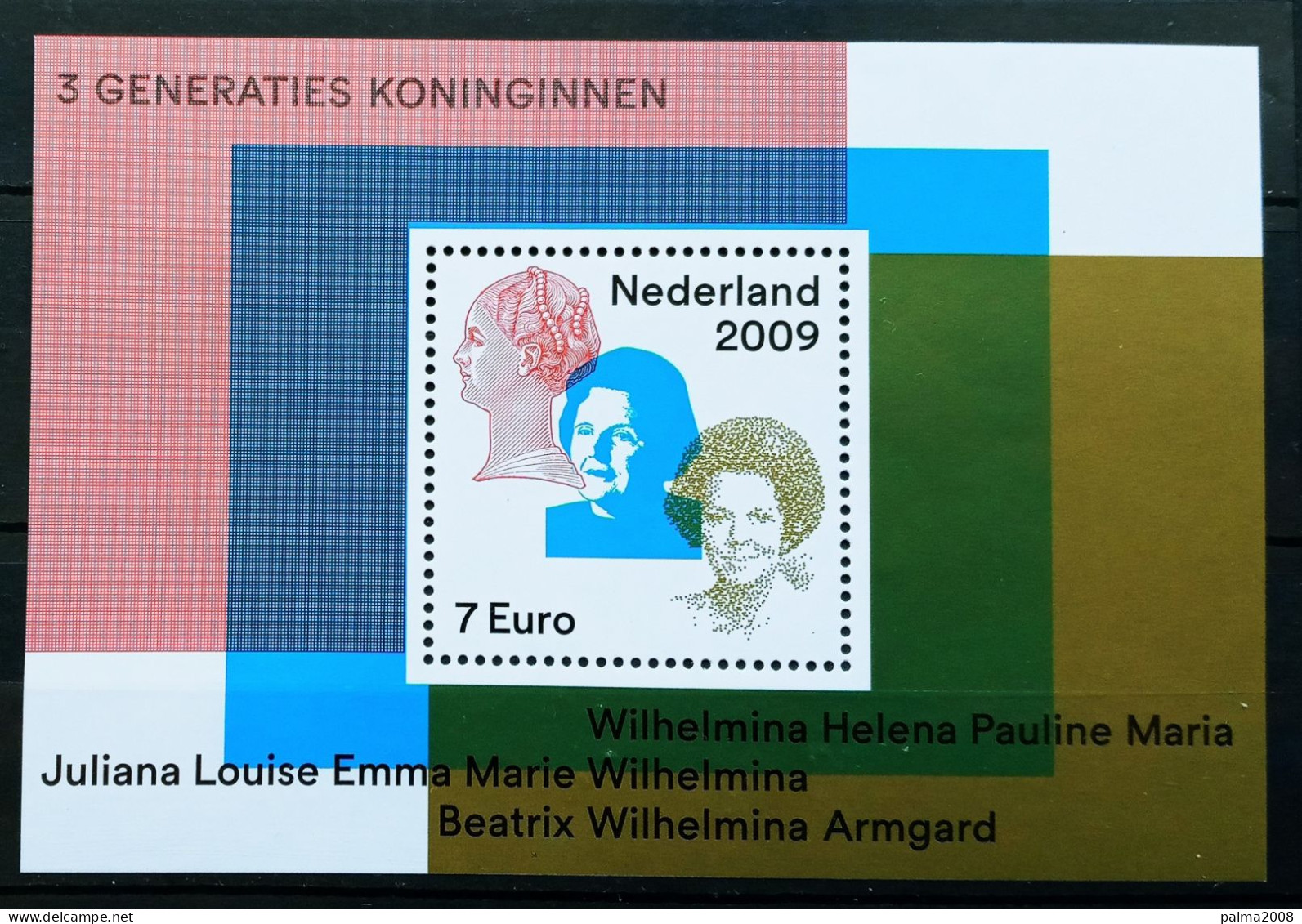 HOLANDA - IVERT 2589 HOJA BLOQUE Nº 98 NUEVOS ** TRES GENERACIONES DE REINAS - Unused Stamps