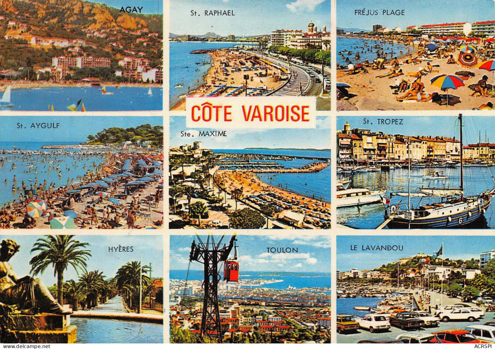 83 Souvenir De La Cote Varoise Hyeres Frejus Agay Toulon 12 (scan Recto Verso)MA016TER - La Valette Du Var