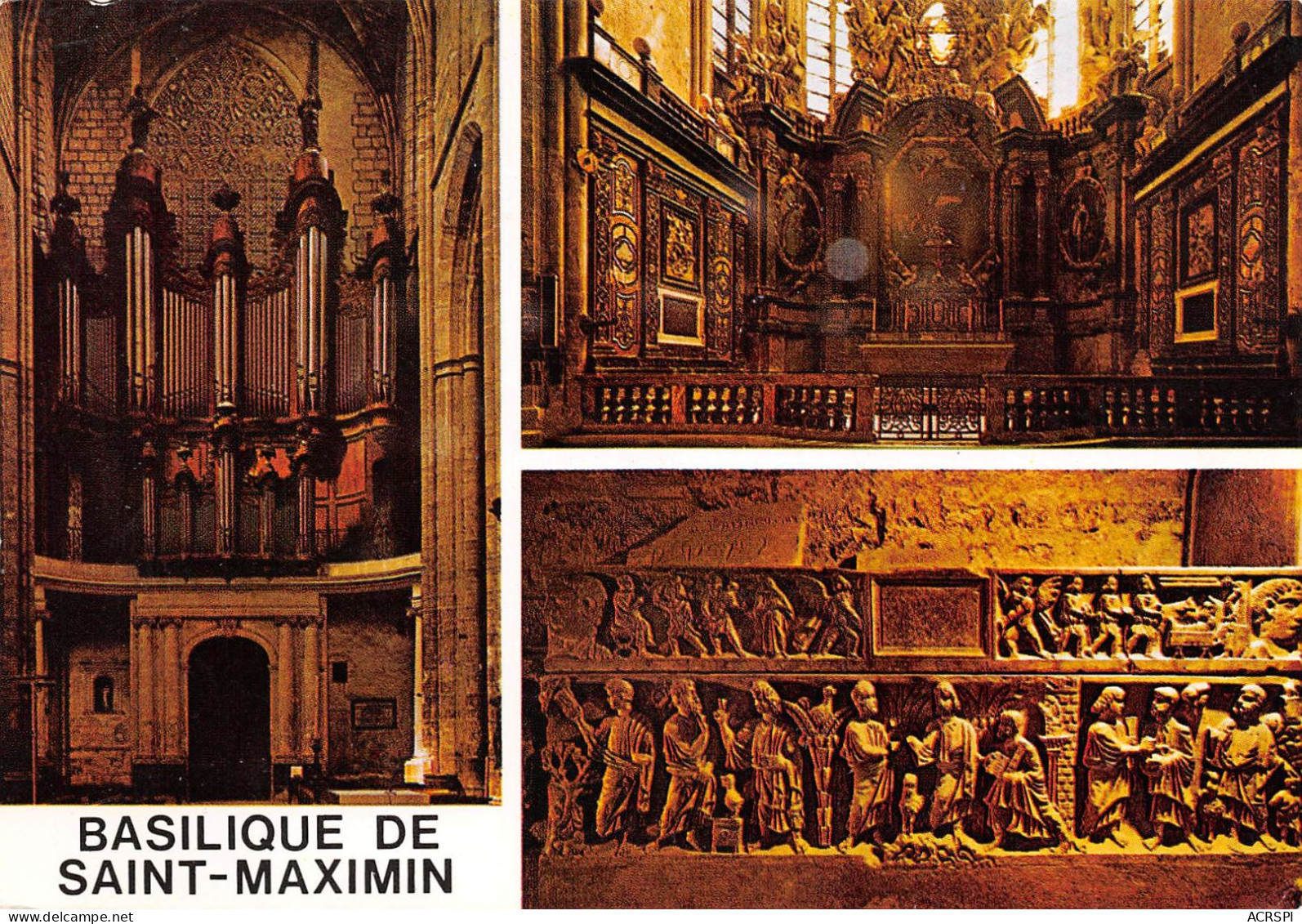 83 LA SAINTE BAUME  SAINT MAXIMIN La Basilique  31 (scan Recto Verso)MA016TER - Saint-Maximin-la-Sainte-Baume