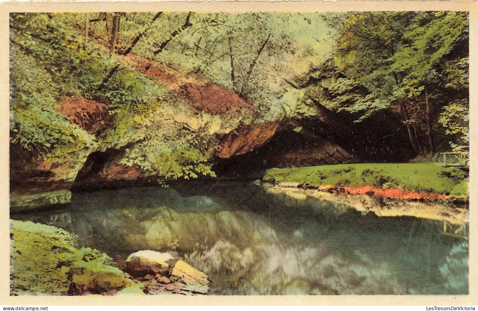 BELGIQUE - Han Sur Lesse - Vue Sur La Sortie Des Grottes - Lac - Vue Générale - Carte Postale Ancienne - Rochefort