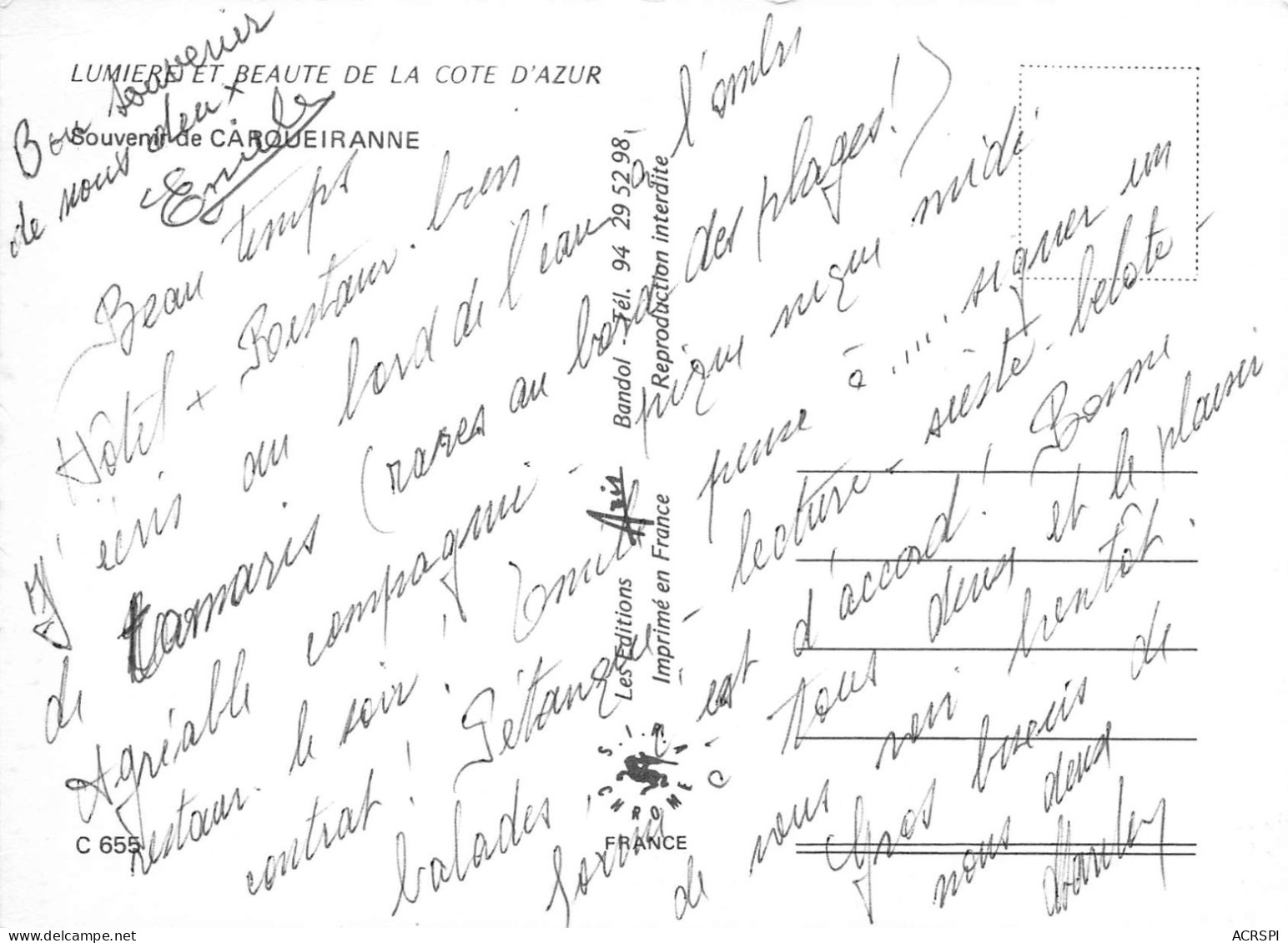 CARQUEIRANNE Divers Vues  18 (scan Recto Verso)MA016BIS - Carqueiranne