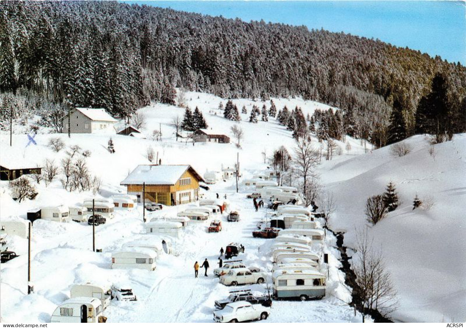 XONRUPT LONGEMER Alt 750m Hotel Pension A L Eau Vive Camping Caravaning Ete Hiver(SCAN RECTO VERSO)MA0011 - Xonrupt Longemer