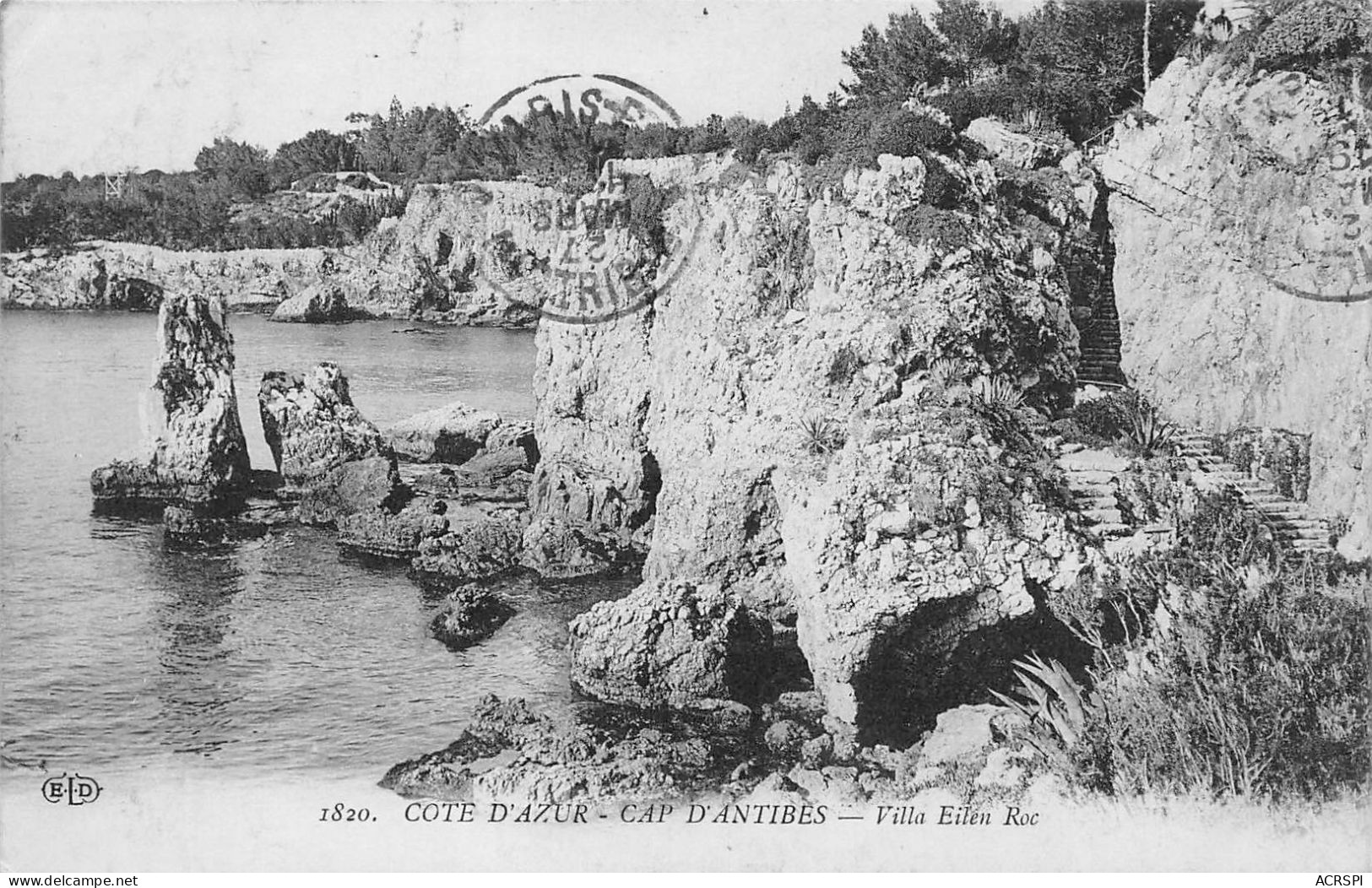 CAP D' ANTIBES Villa Eilen ROC 19 (scan Recto Verso)MA018VIC - Cap D'Antibes - La Garoupe