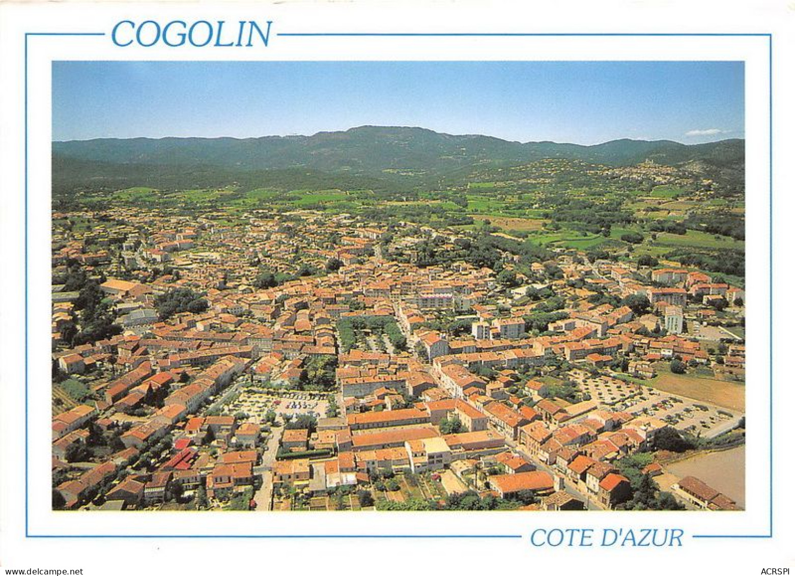 COGOLIN Au Loin Le Massif Des Maures(SCAN RECTO VERSO)MA0046 - Cogolin