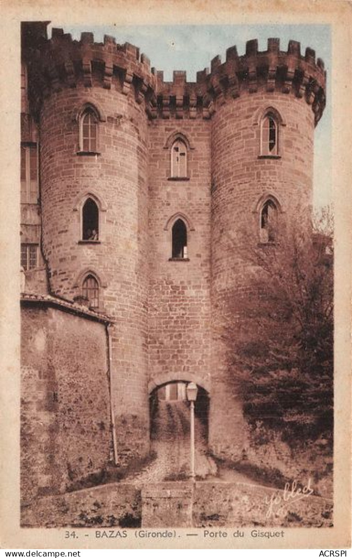 BAZAS Porte Du Gisquet(SCAN RECTO VERSO)MA003 - Bazas