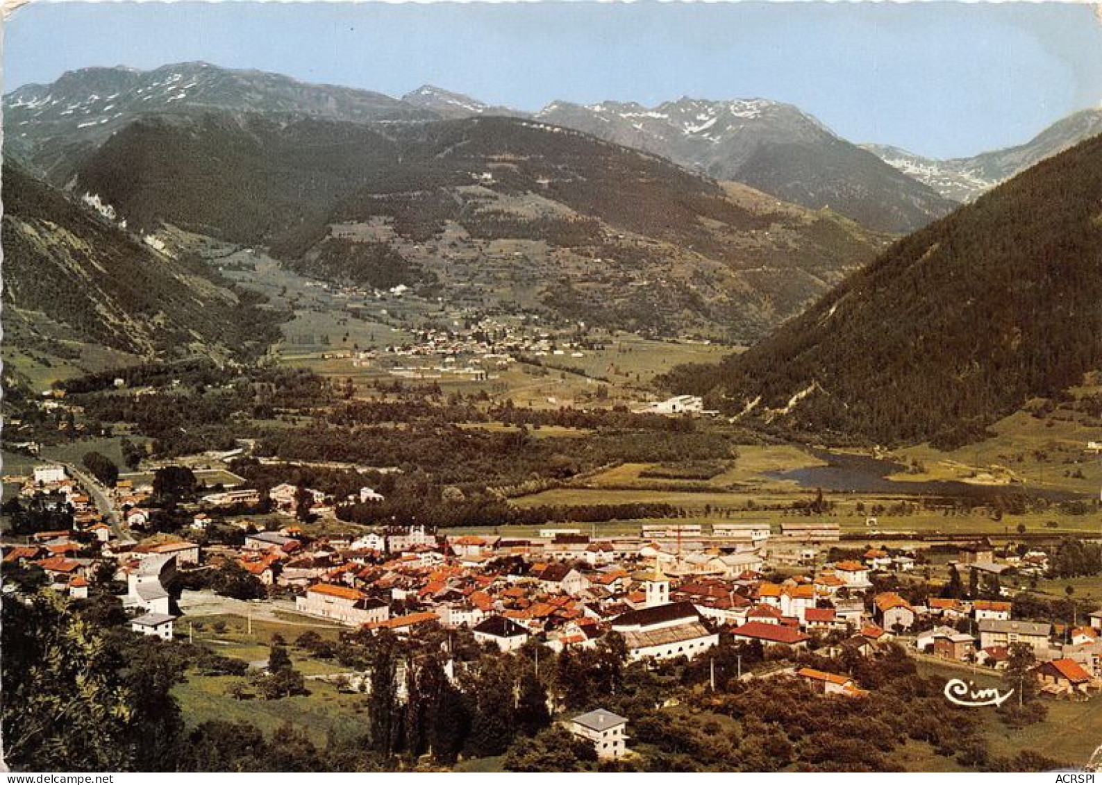 BOURG ST MAURICE Vue Generale Plus Au Fond Seez Et Col Du Petit St Bernard (SCAN RECTO VERSO)MA0067 - Bourg Saint Maurice