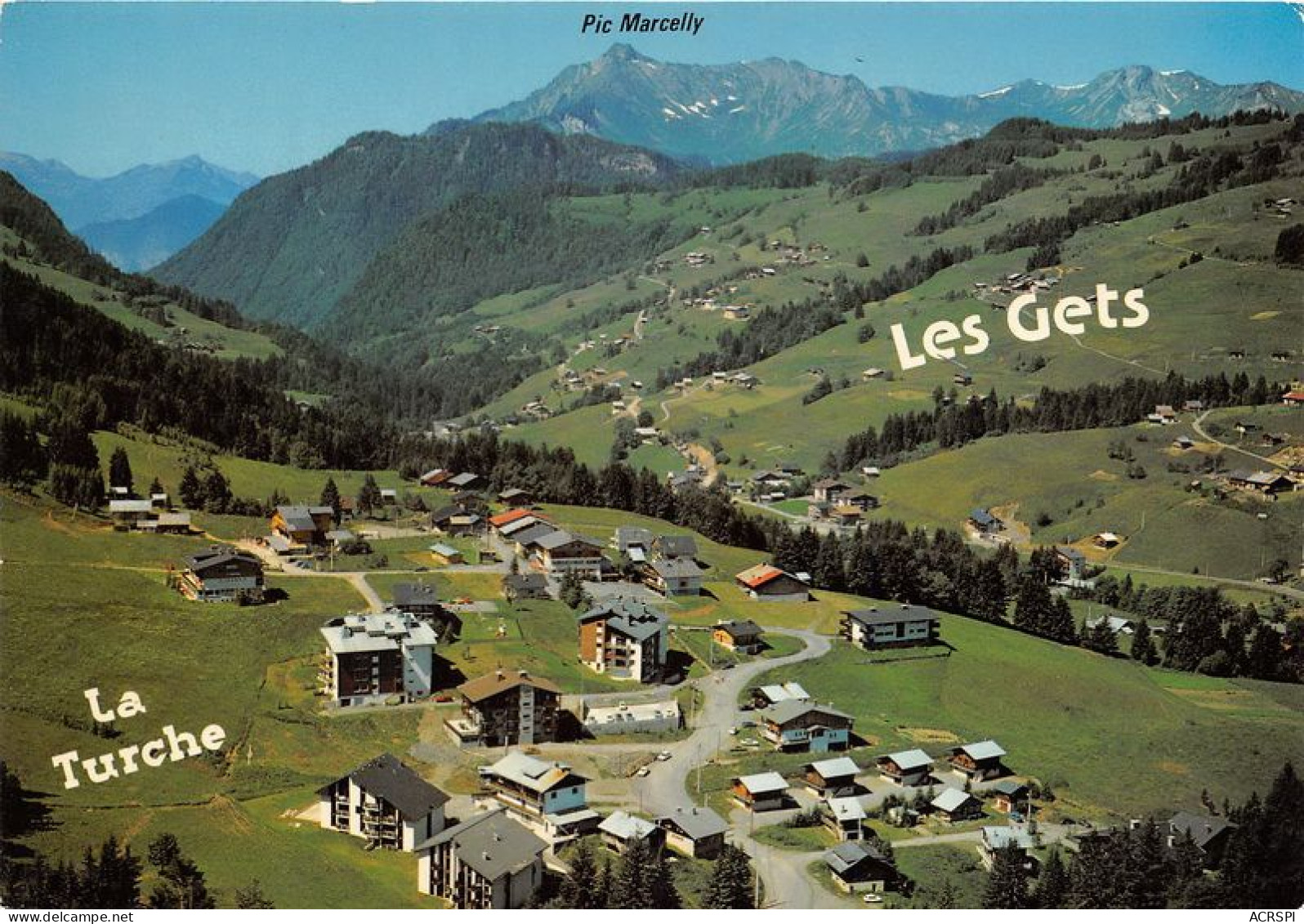 LES GETS La Turche Et Le Pic Marcelly 2000m(SCAN RECTO VERSO)MA0065 - Les Gets