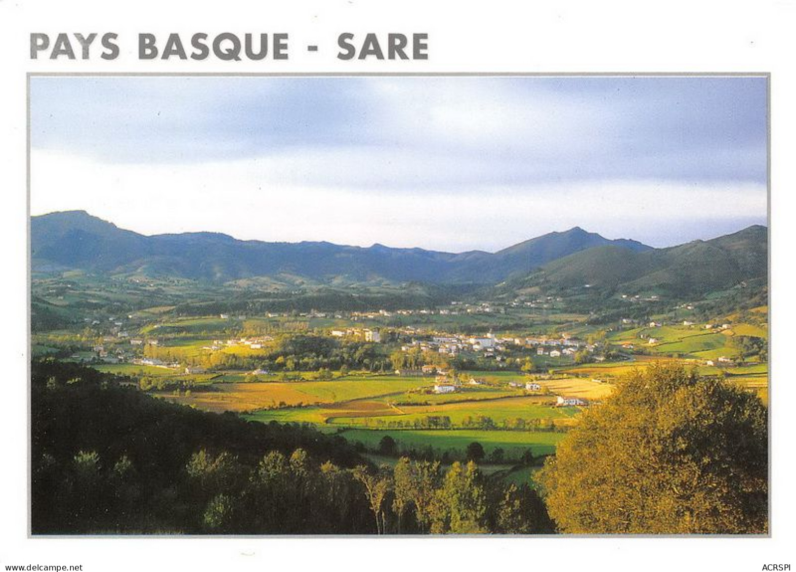 Pays Basque SARE Et Ses Montagnes(SCAN RECTO VERSO)MA0064 - Sare