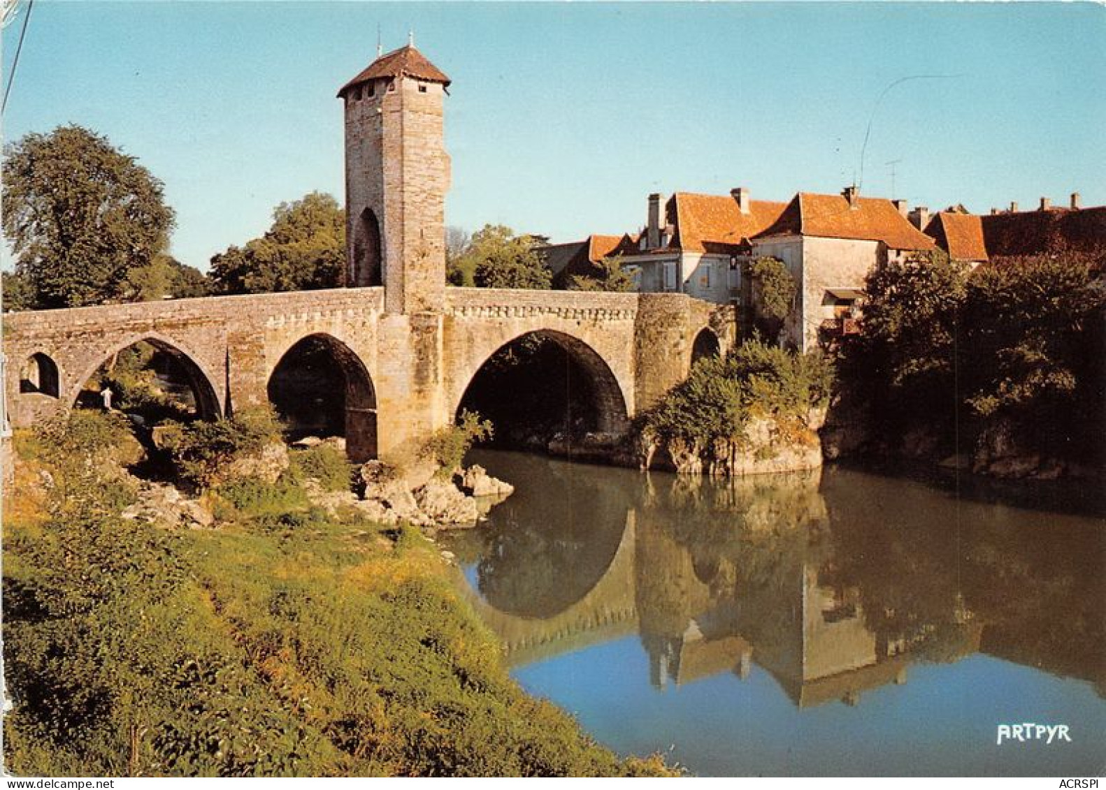 En Bearn ORTHEZ Le Pont Vieux XIIIe Et XIVe (SCAN RECTO VERSO)MA0064 - Orthez