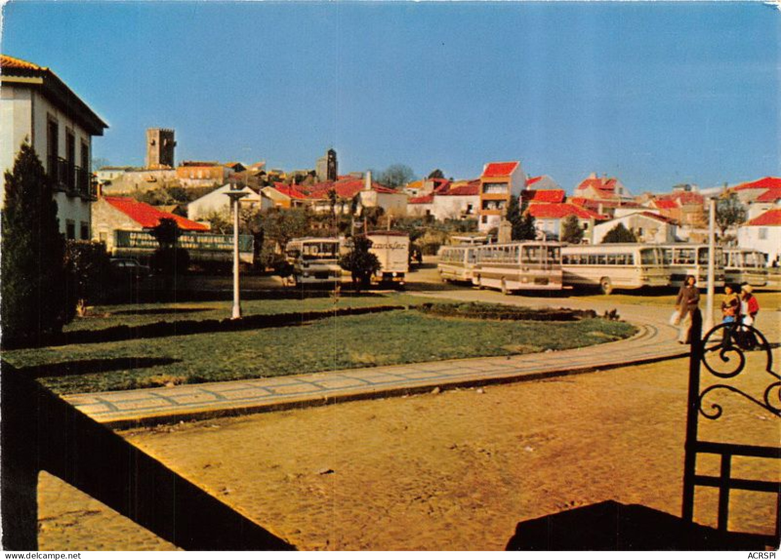 SABUGAL Centro De La Vila Le Centre De La Petite Ville (SCAN RECTO VERSO)MA0058 - Viseu