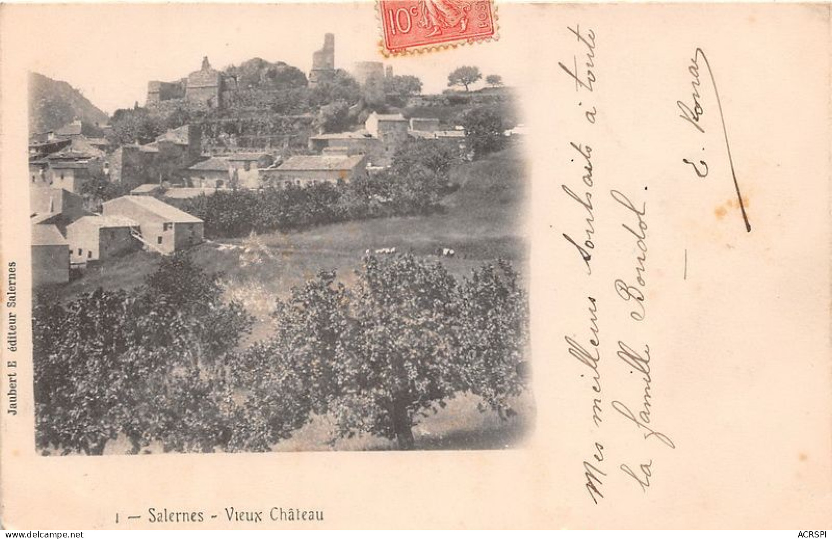 SALERNES Vieux Chateau (SCAN RECTO VERSO)MA0055 - Salernes