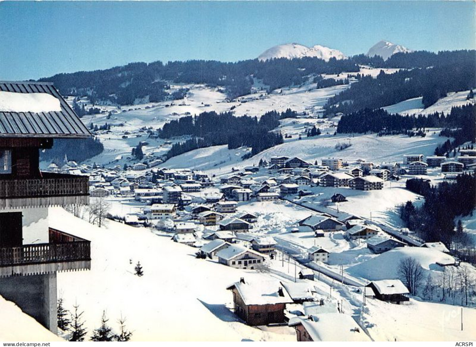 Les Alpes LES GETS Altitude 1170 Metres Vue Generale  (SCAN RECTO VERSO)MA0054 - Les Gets