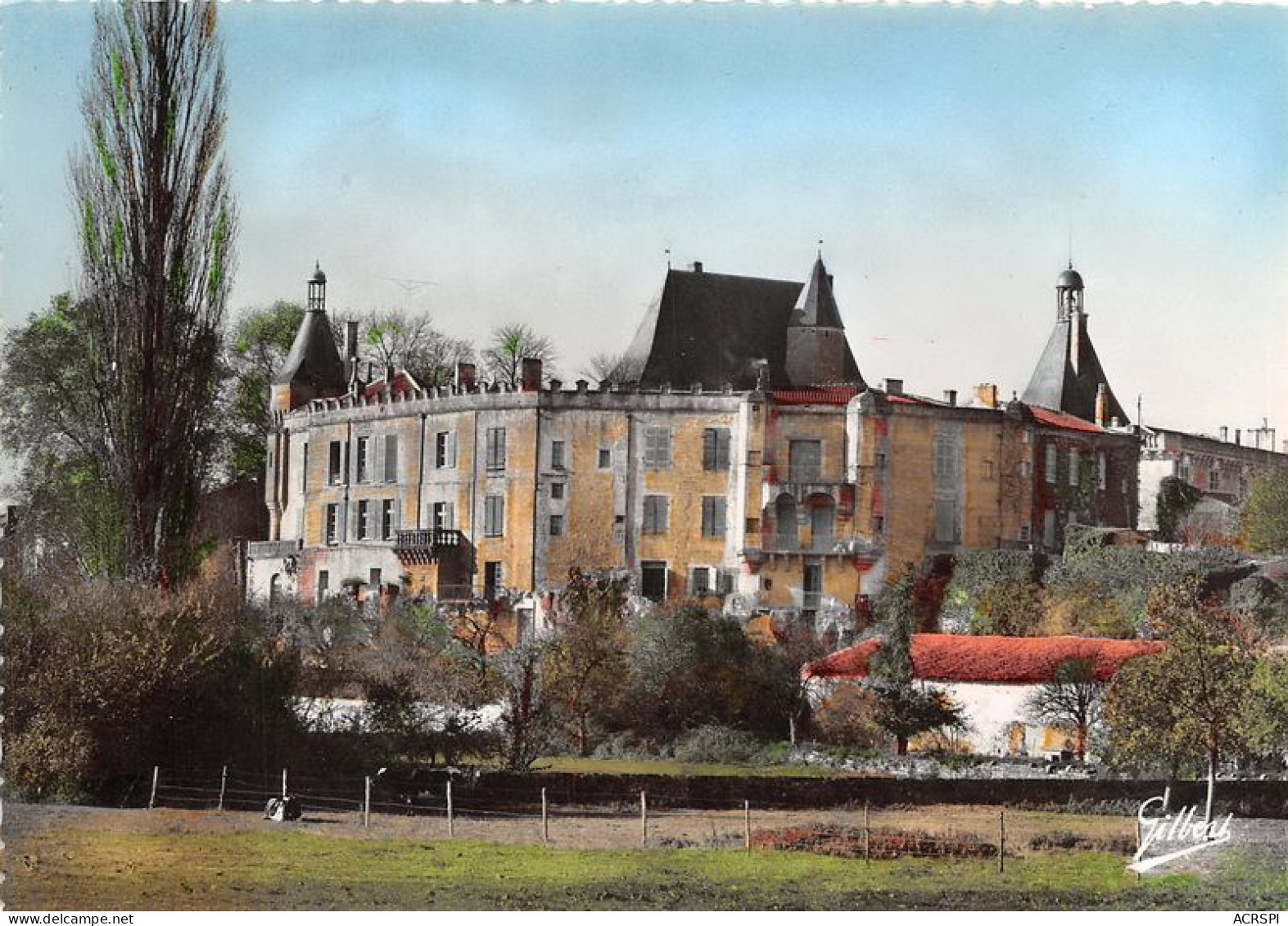 JONZAC Le Chateau Facade Sud Est(SCAN RECTO VERSO)MA0052 - Jonzac