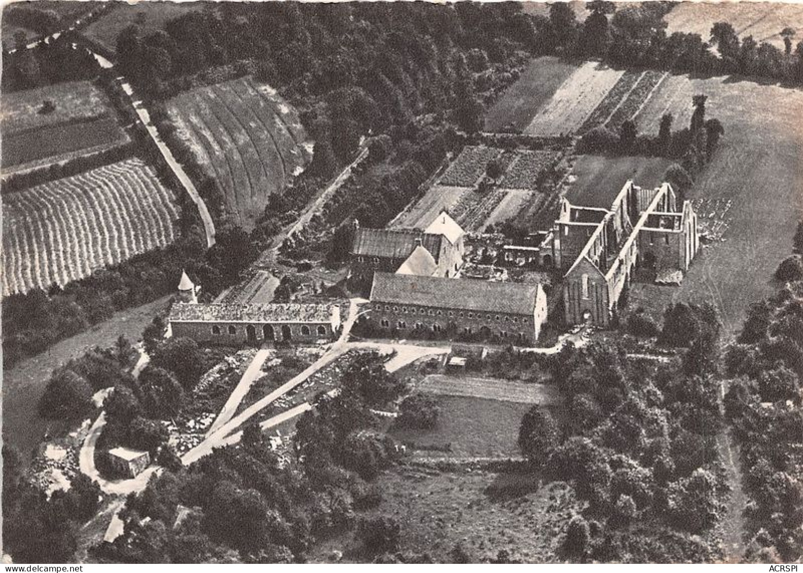 Abbaye De Boquen PLENEE JUGON Vue Aerienne De L Abbaye(SCAN RECTO VERSO)MA0050 - Plénée-Jugon