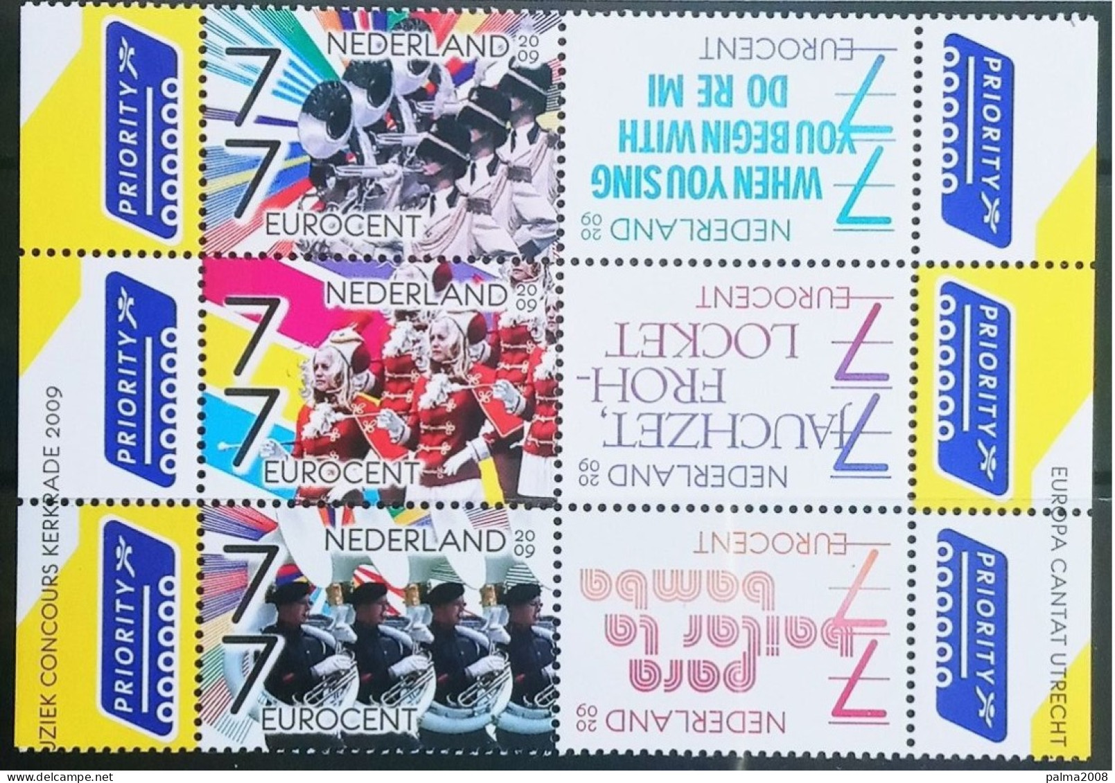 HOLANDA - IVERT 2596/01 NUEVOS ** FESTIVAL DE MUSICA - Unused Stamps