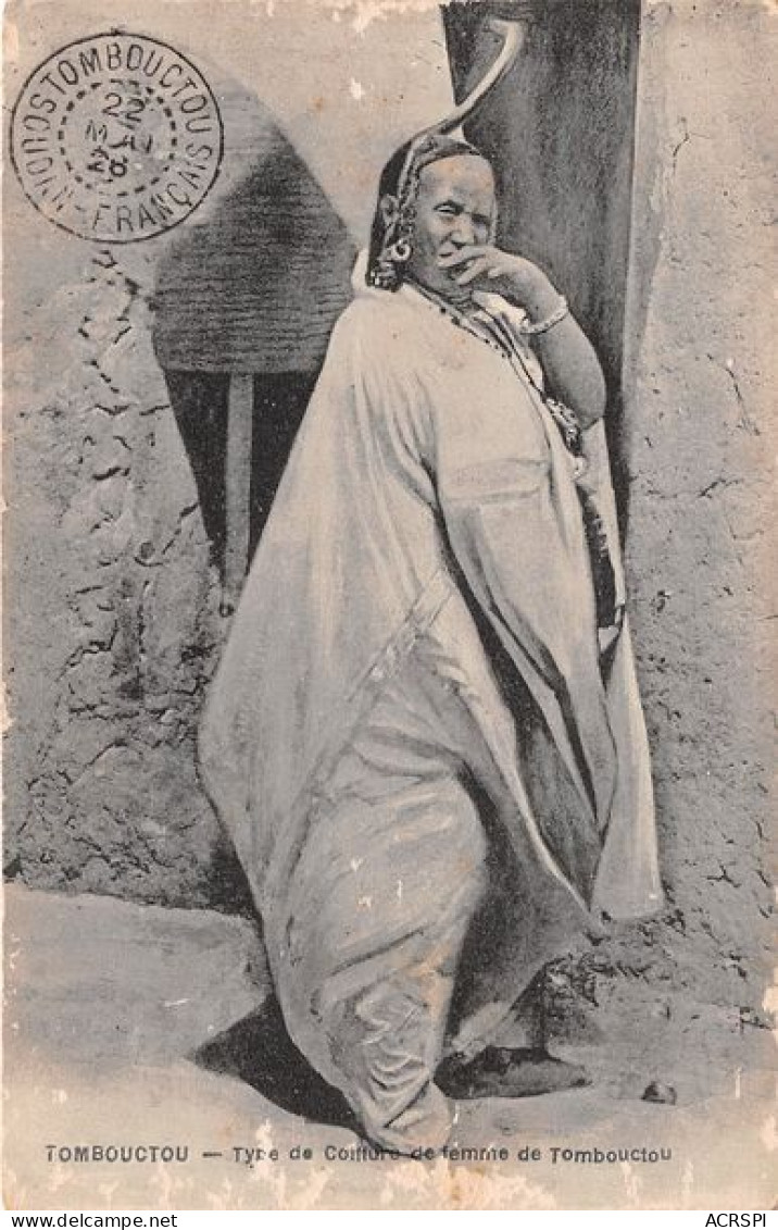 MALI SOUDAN Francais TYPE DE COIFFURE DE FEMMES DE TOMBOUCTOU 18(scan Recto-verso) MA088 - Mali